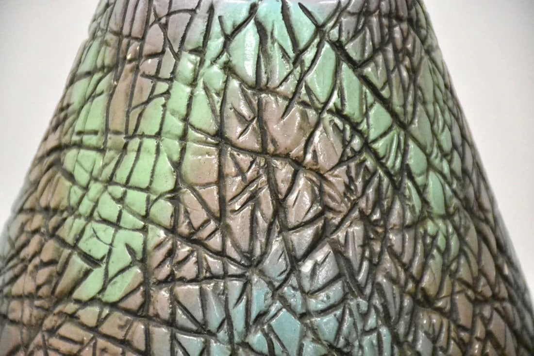 Mid Century Modern Walnut Table Lamp - 4