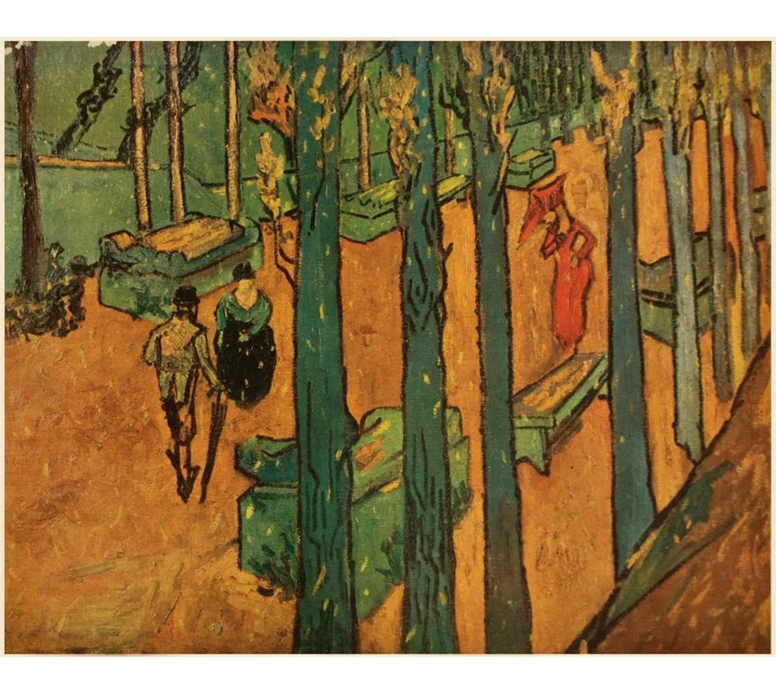 1947 After Van Gogh "The Aliscamps", First Edition Parisian Print (1 of 6)