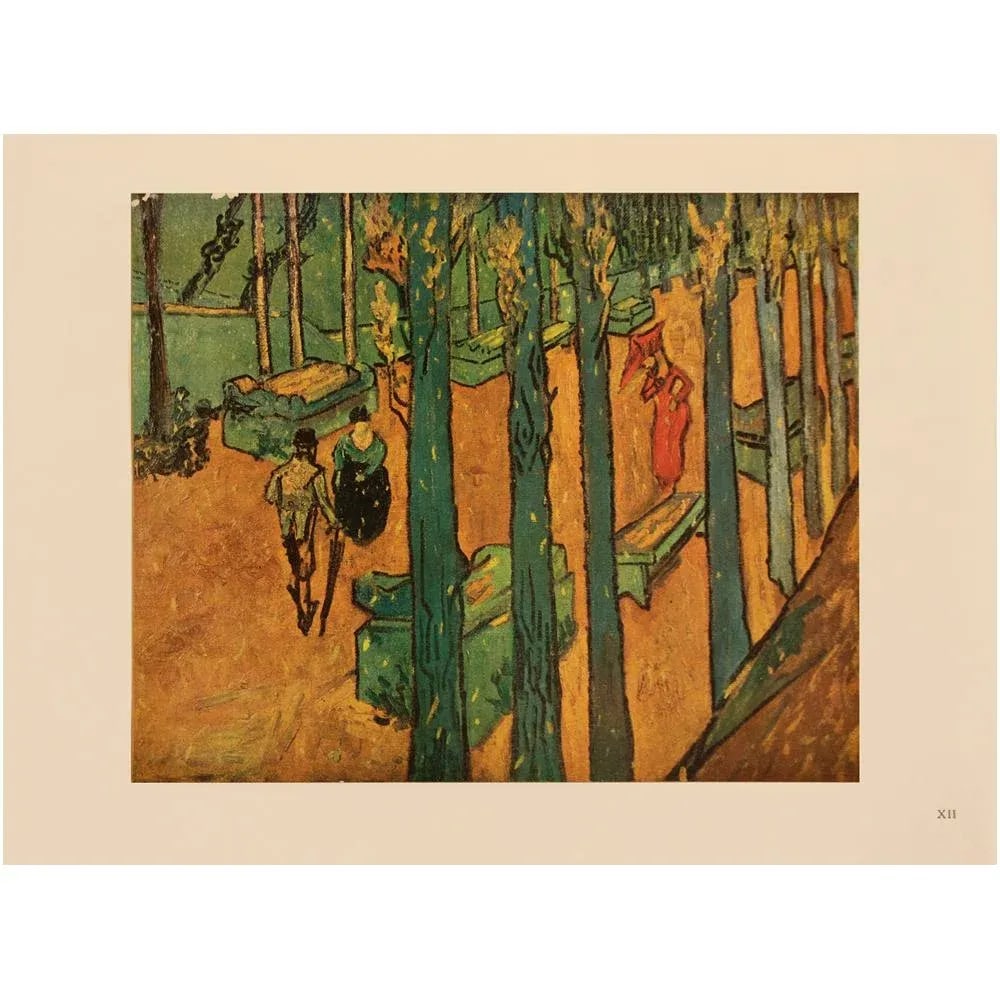 1947 After Van Gogh "The Aliscamps", First Edition Parisian Print - 2
