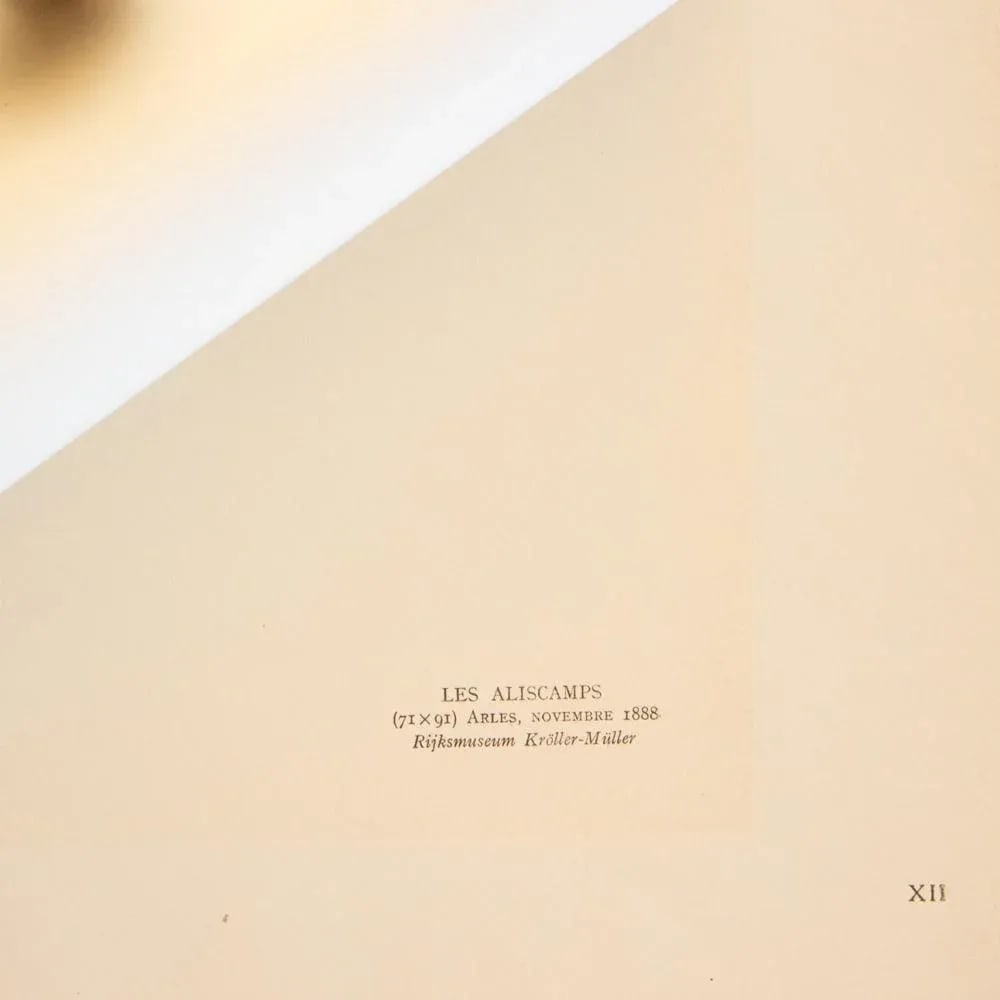 1947 After Van Gogh "The Aliscamps", First Edition Parisian Print - 3