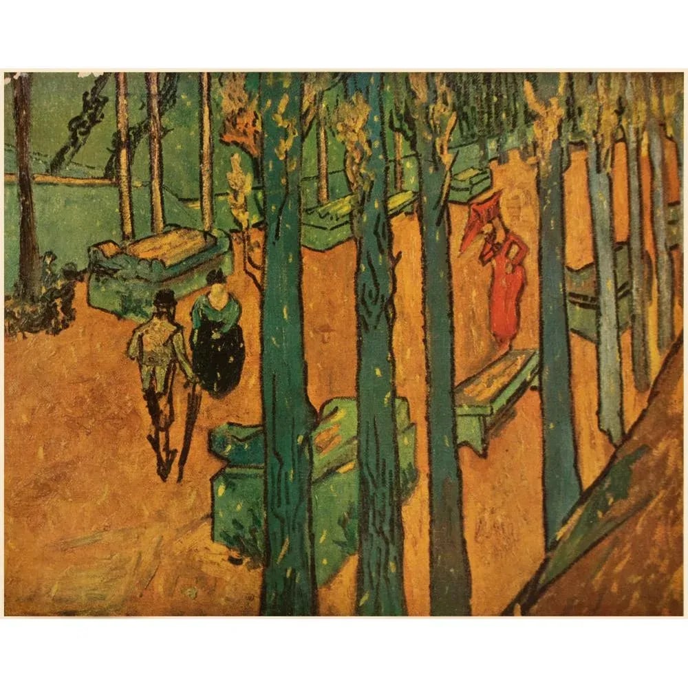 1947 After Van Gogh "The Aliscamps", First Edition Parisian Print - 6
