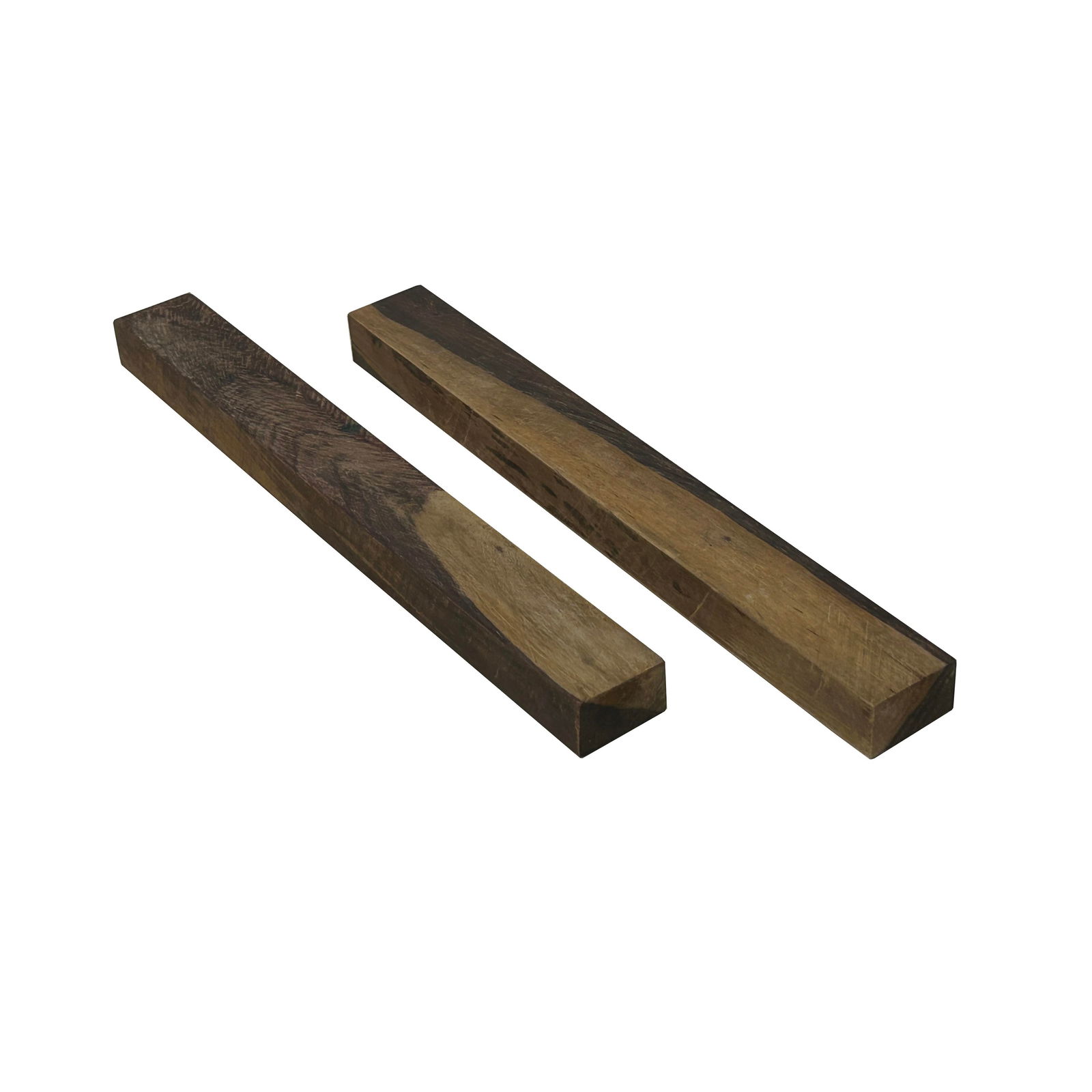 Chinese Pair Natural Wood Grain Patina Rectangular Paperweights - 2