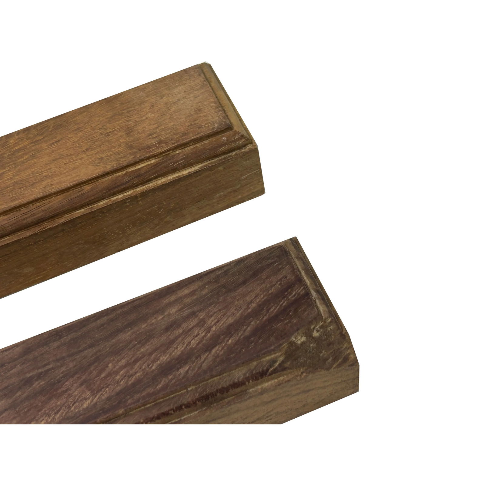 Chinese Pair Natural Wood Grain Patina Rectangular Paperweights - 6
