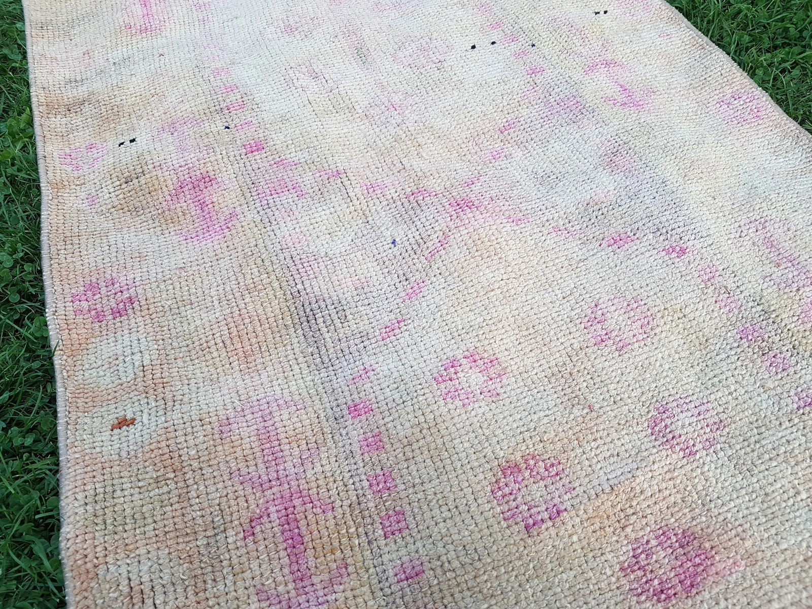 Faded Turkish Herki Runner Rug 2'9" X 15'5" - 11