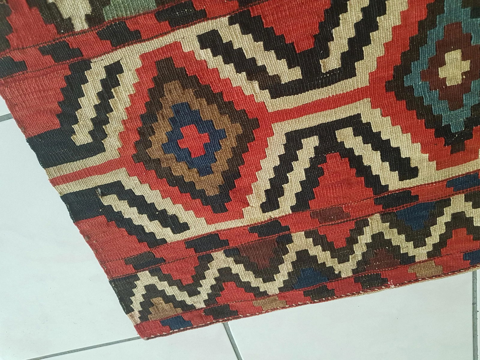 Turkish Miniature Rug 1'11" X 1'8" - 4