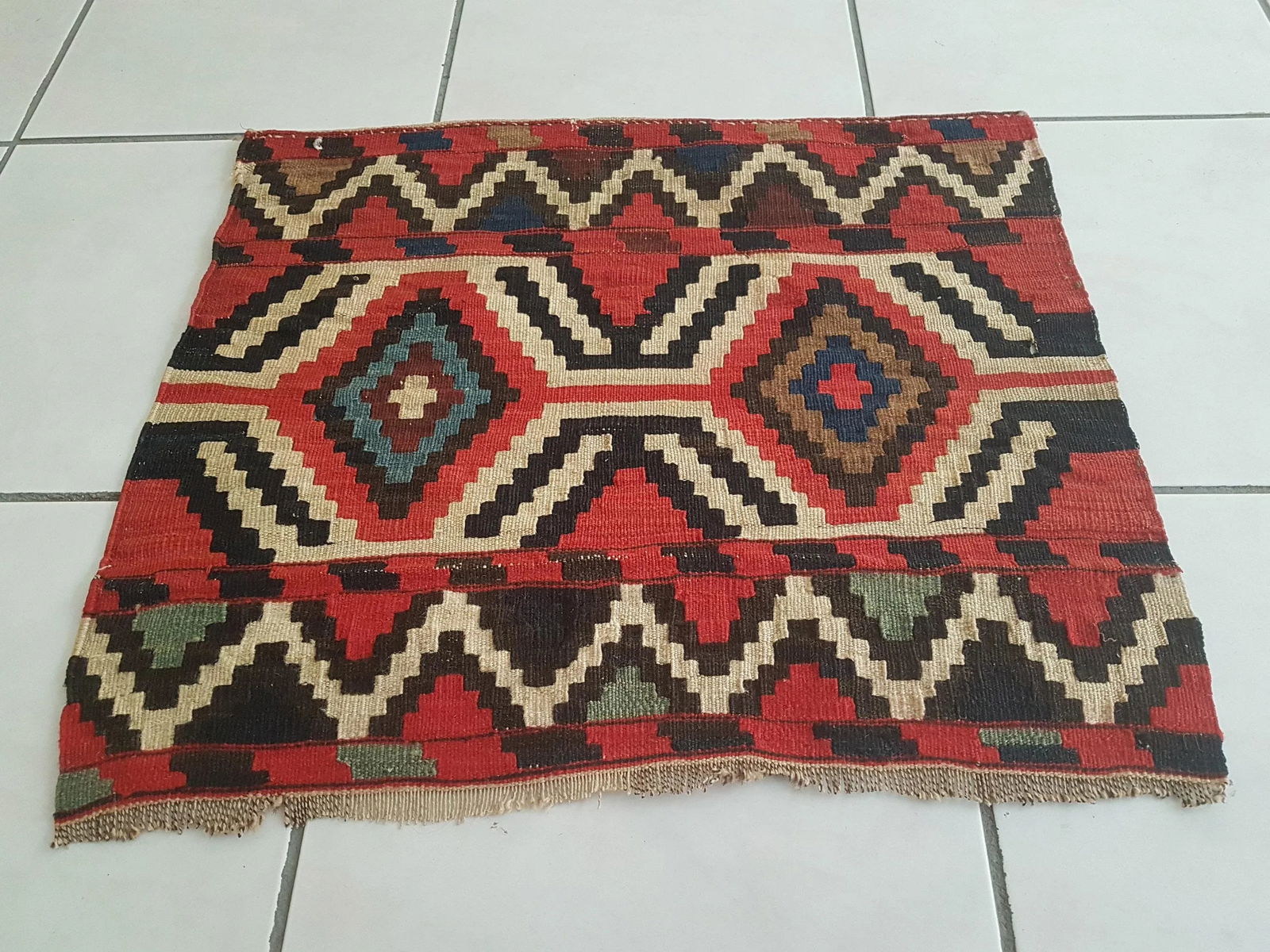 Turkish Miniature Rug 1'11" X 1'8" - 9