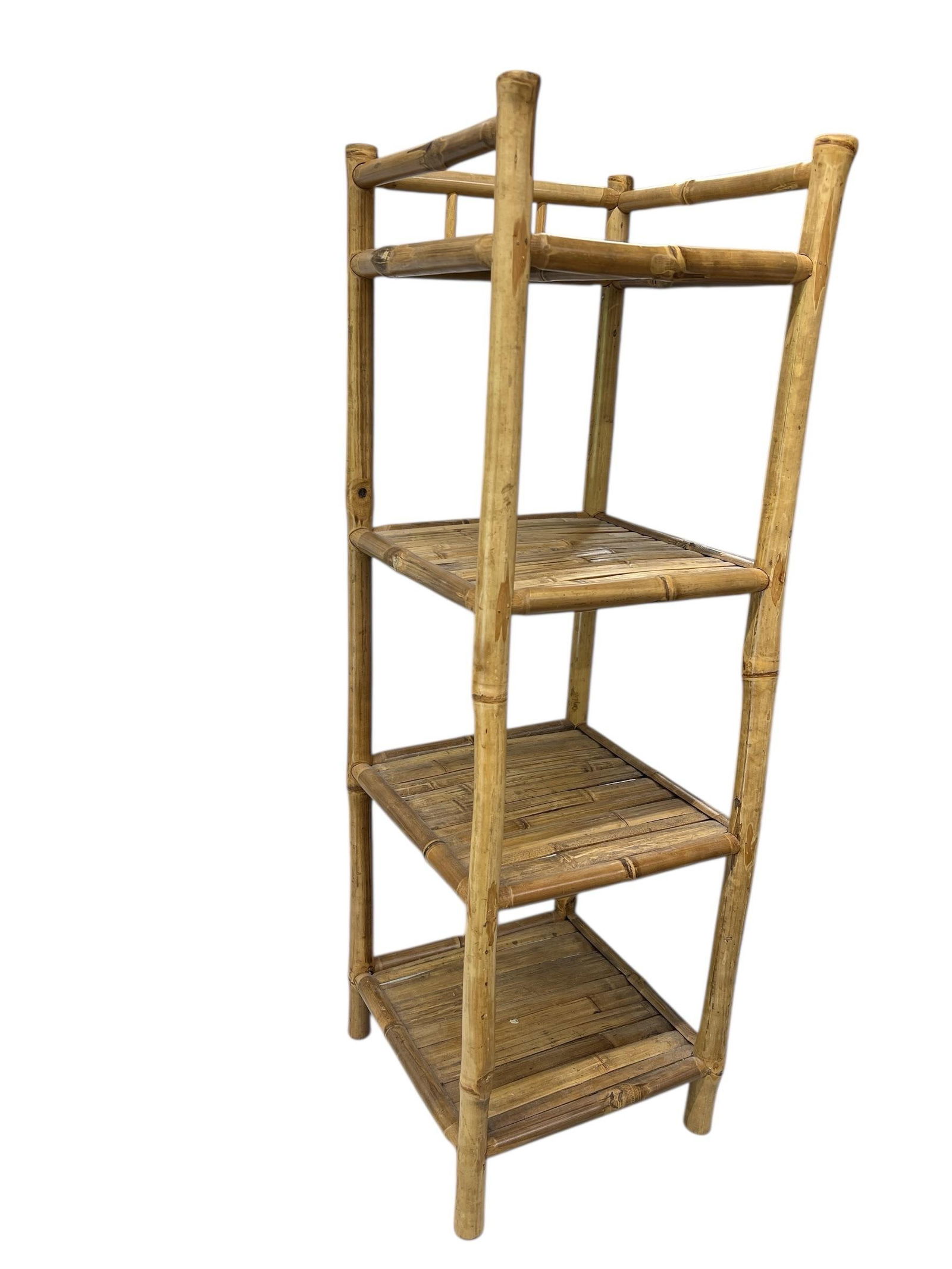 Coastal Bamboo Four Tier Shelf - 2