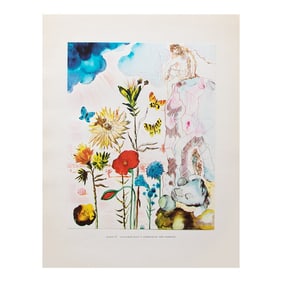 1950s After Salvador Dali "The Lorelei", First Edition Swiss Full-Color Print