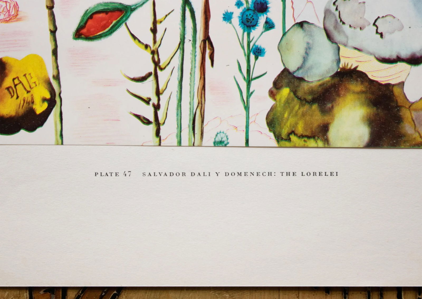 1950s After Salvador Dali "The Lorelei", First Edition Swiss Full-Color Print - 4