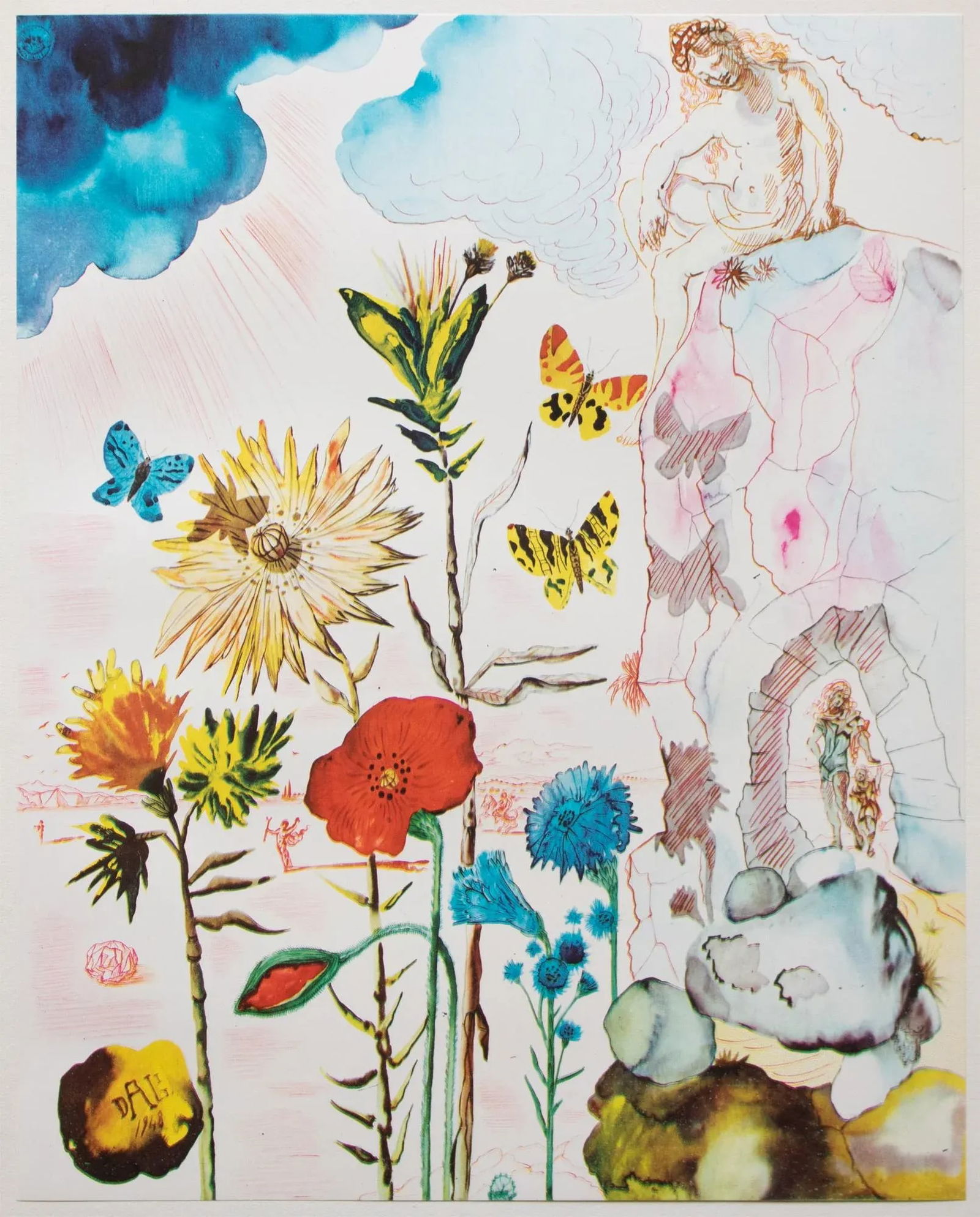 1950s After Salvador Dali "The Lorelei", First Edition Swiss Full-Color Print - 7