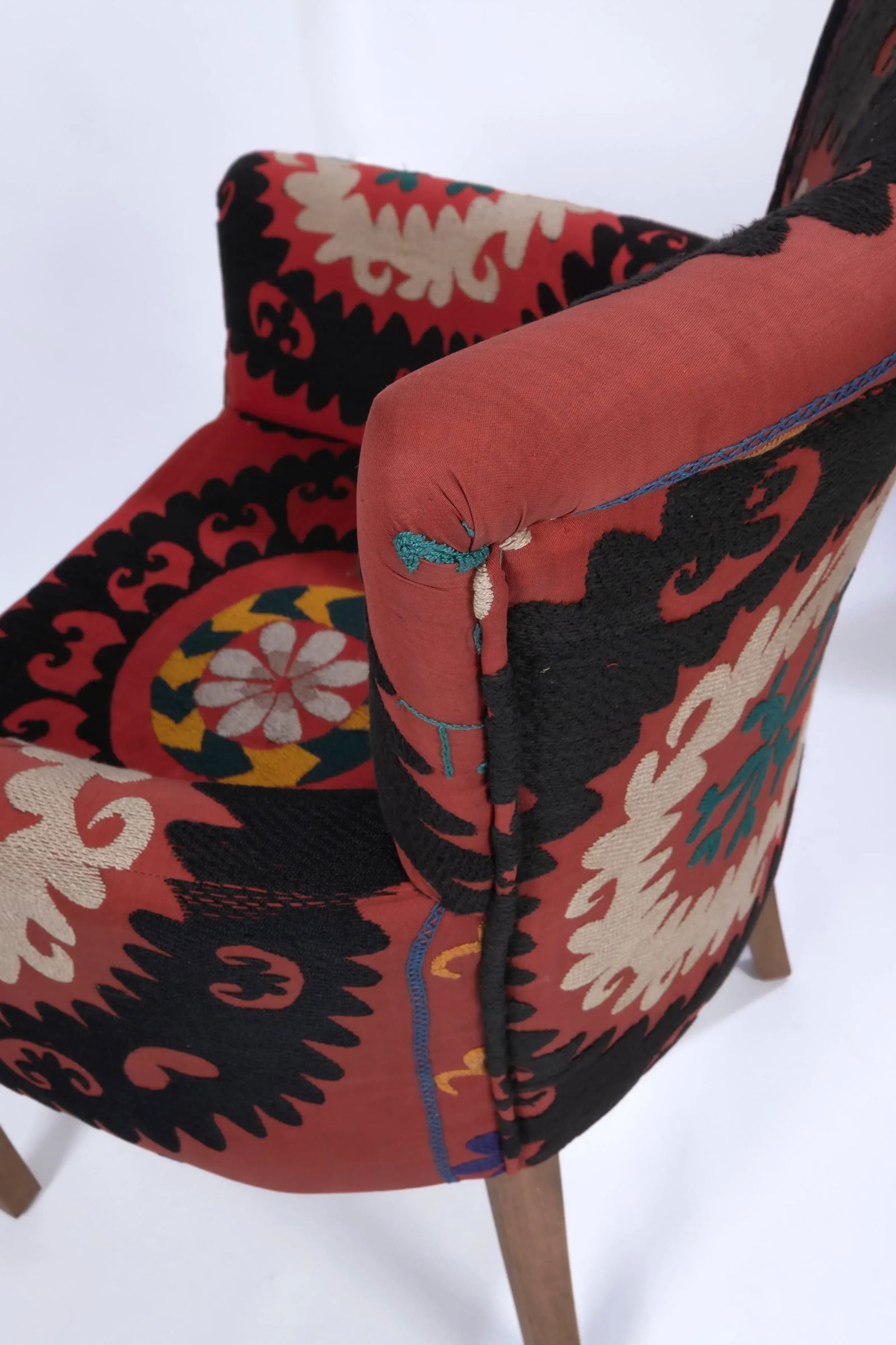 Suzani Armchair - Ethnic Bergere - 12