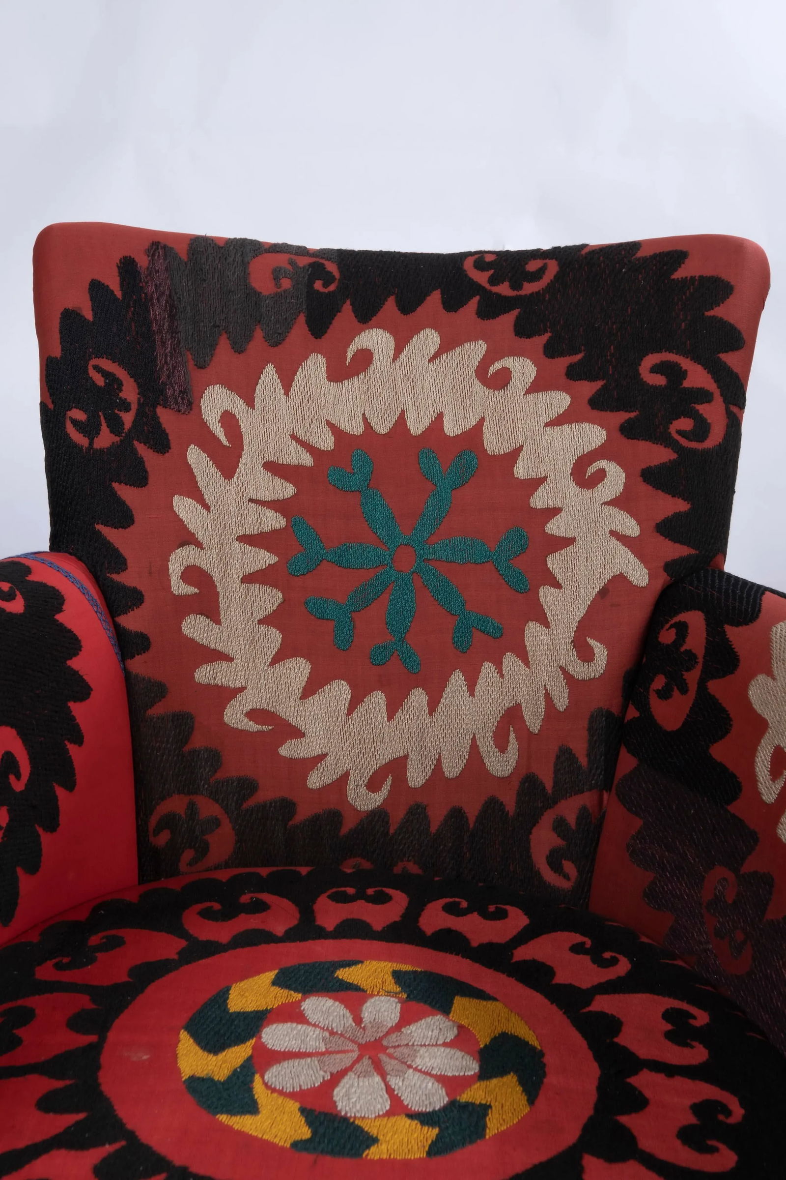 Suzani Armchair - Ethnic Bergere - 7