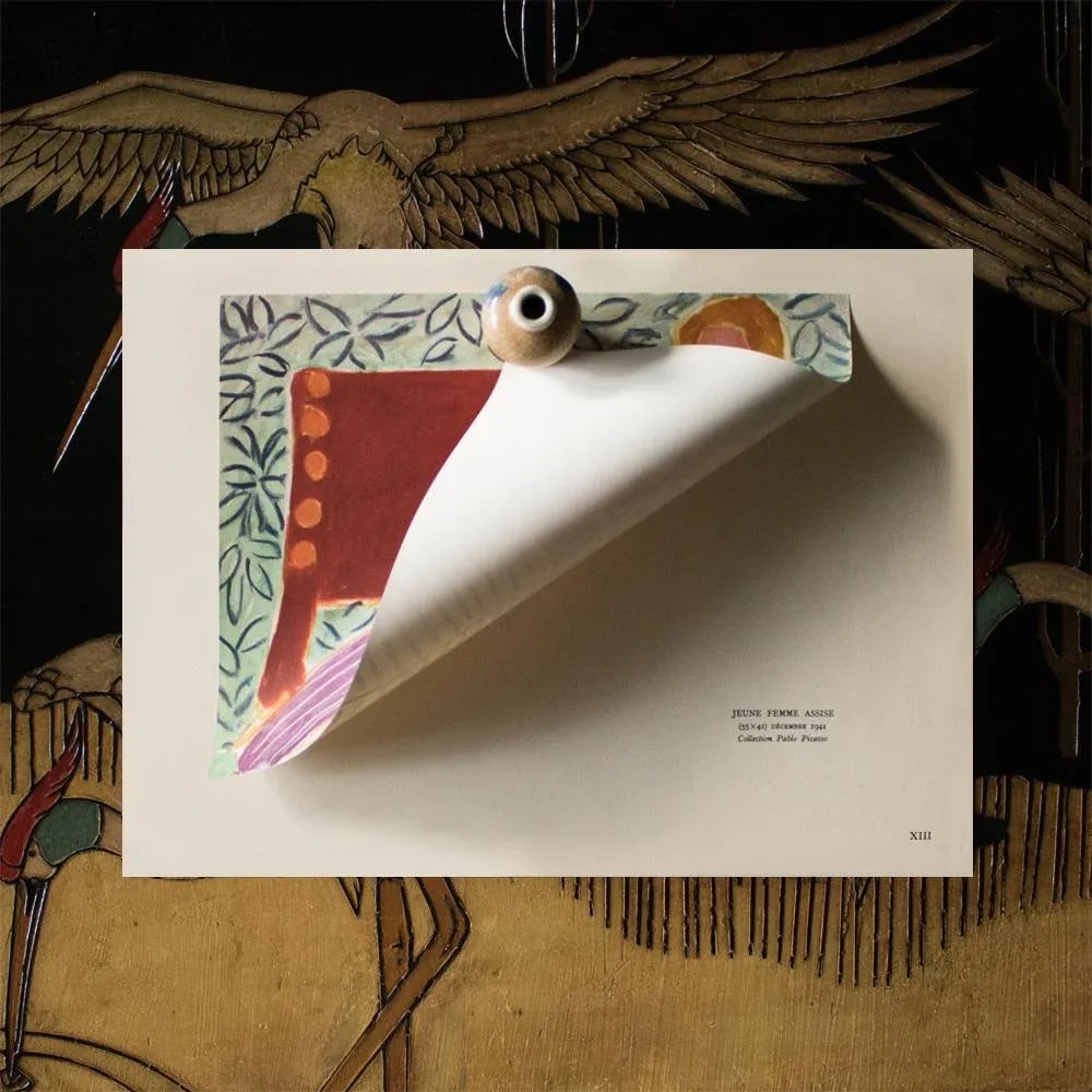 1946 After H. Matisse "Girl in the Persian Dress", First Edition Lithograph/Pablo Picasso Collection - 4