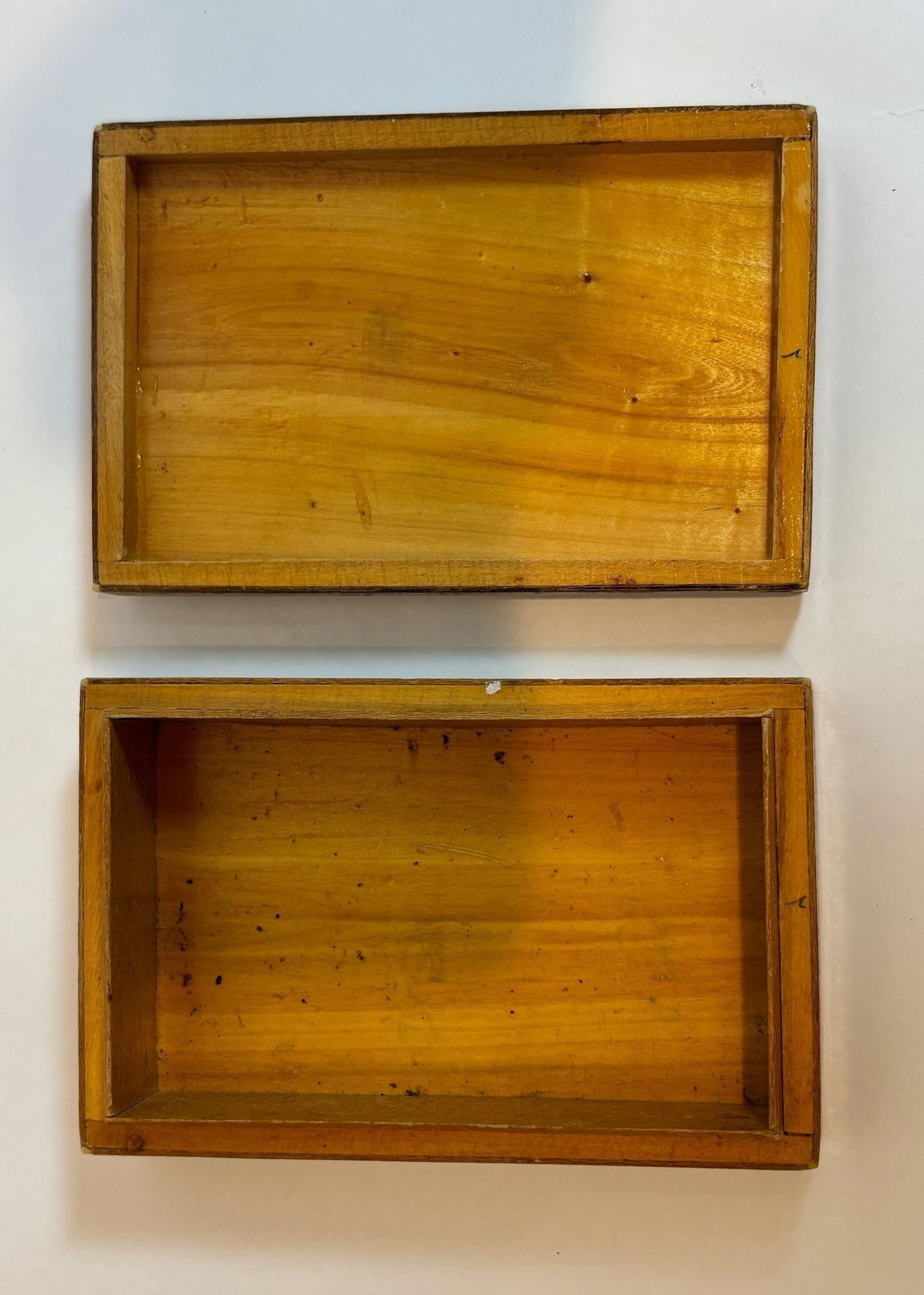 Antique Persian Khatam Micro Mosaic Inlaid Jewelry Box Circa 1940s - 9