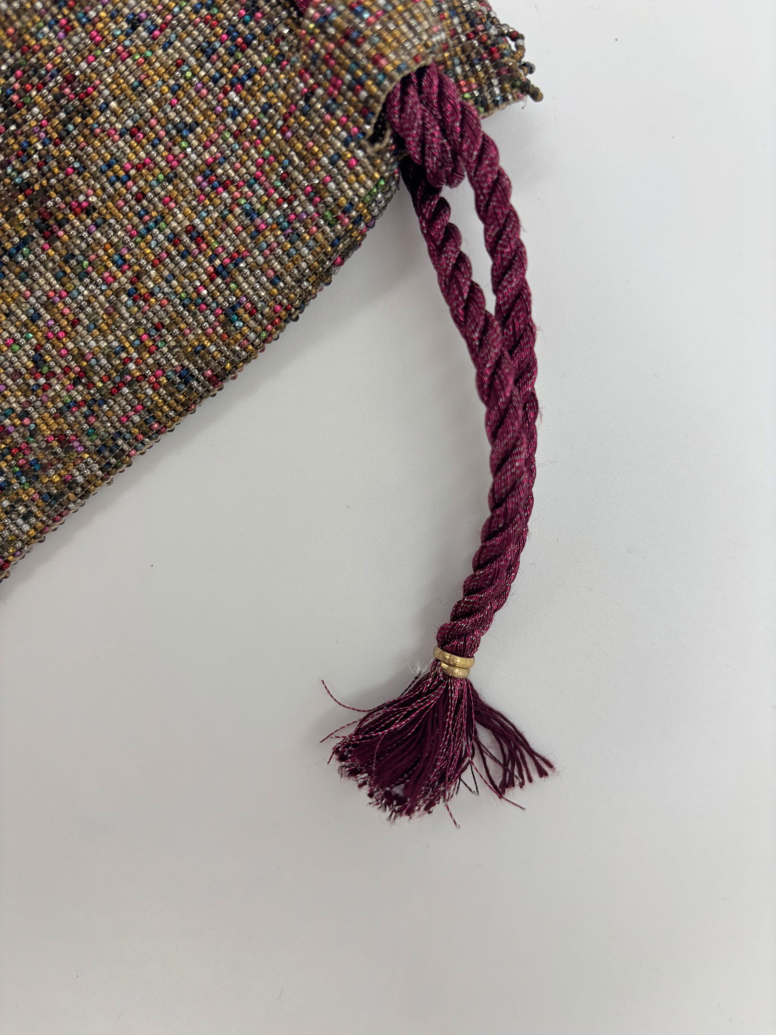 Mid 20th Century Purple Multicolor Purse - 2