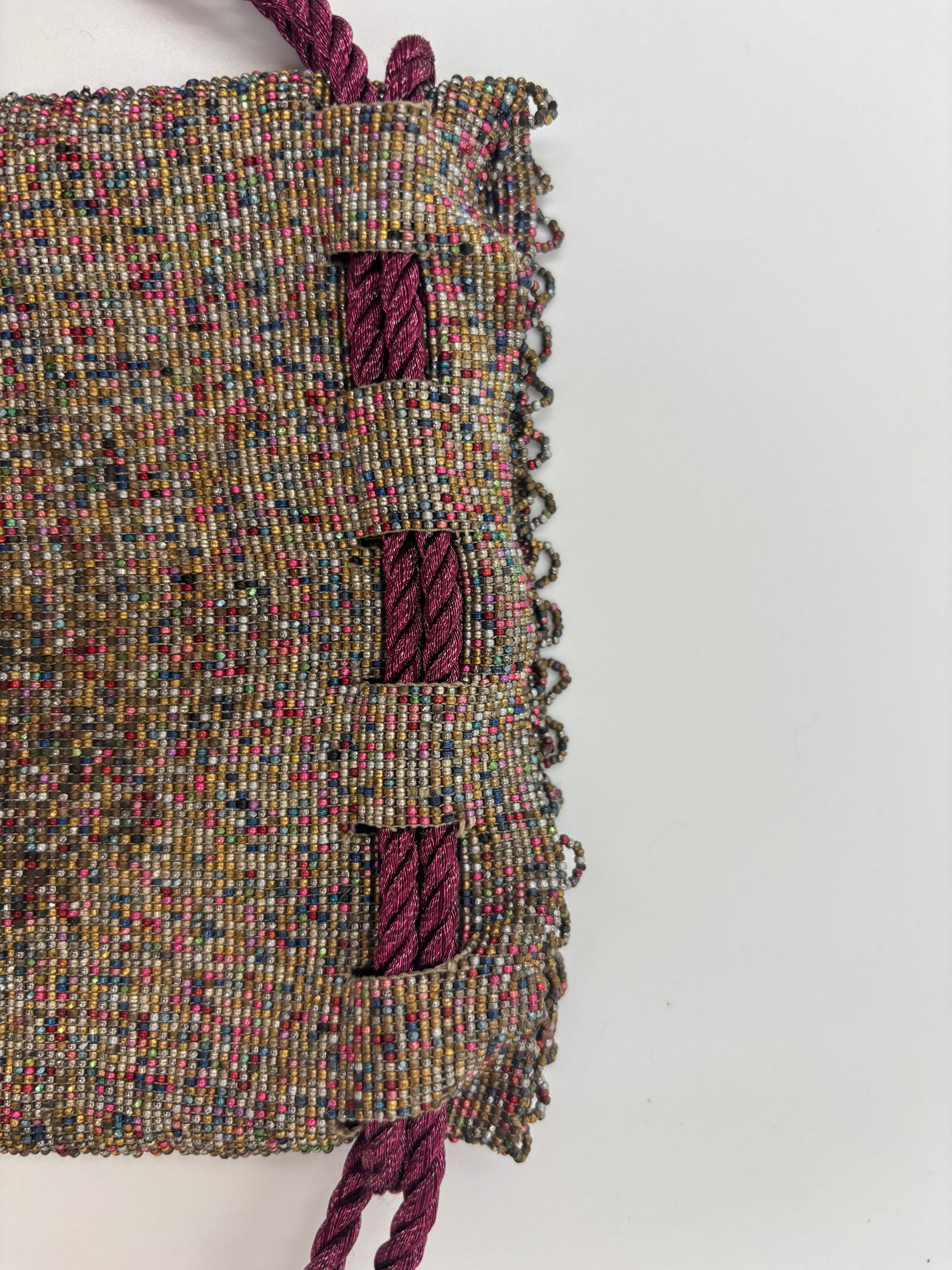 Mid 20th Century Purple Multicolor Purse - 4