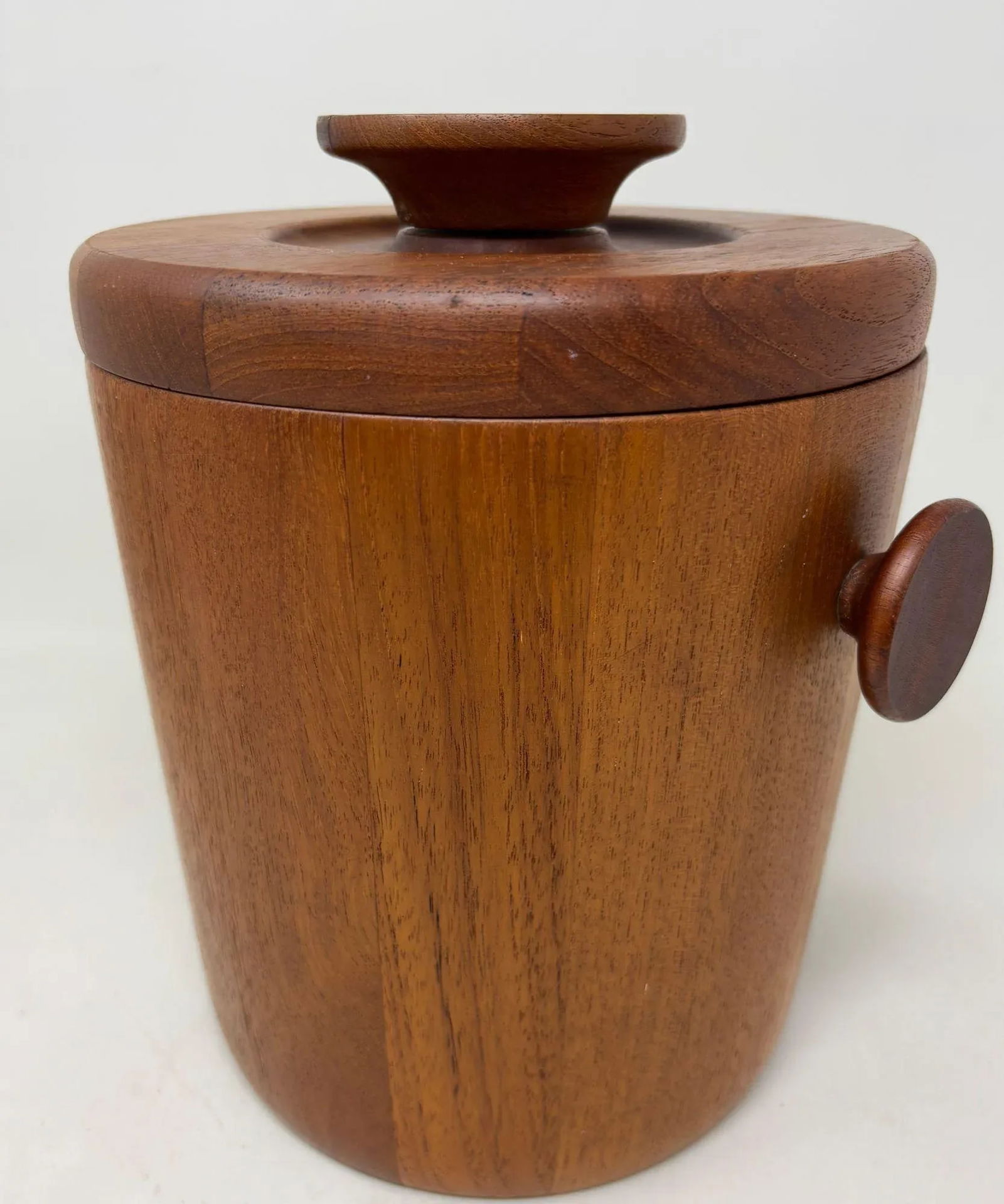 Danish Modern Teak Ice Bucket Dansk Jens Quistgaard Style 1960s Denmark - 17