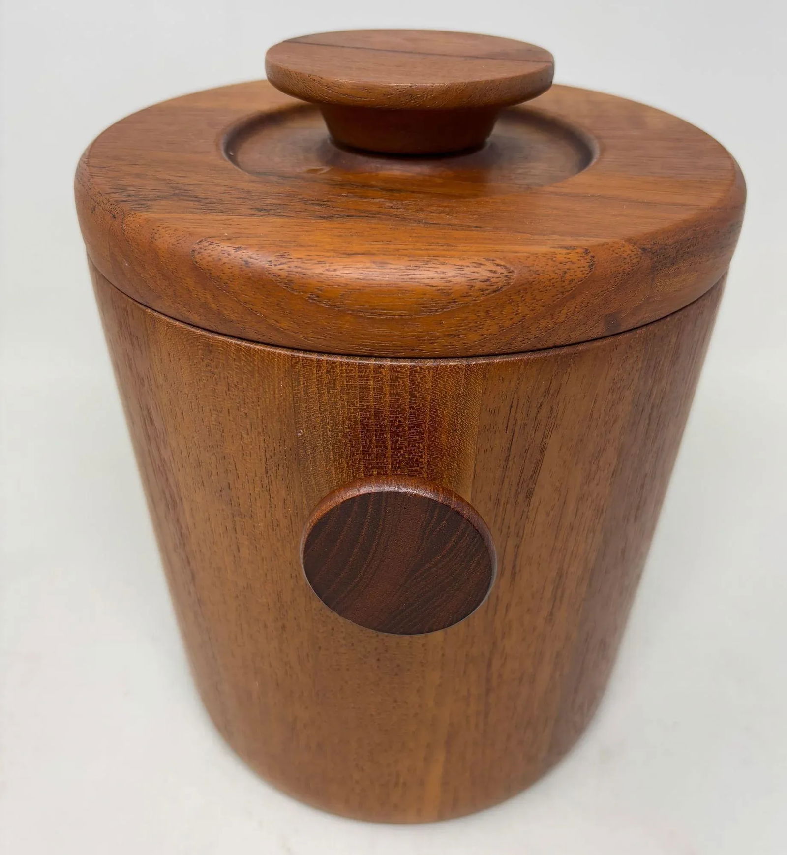Danish Modern Teak Ice Bucket Dansk Jens Quistgaard Style 1960s Denmark - 3