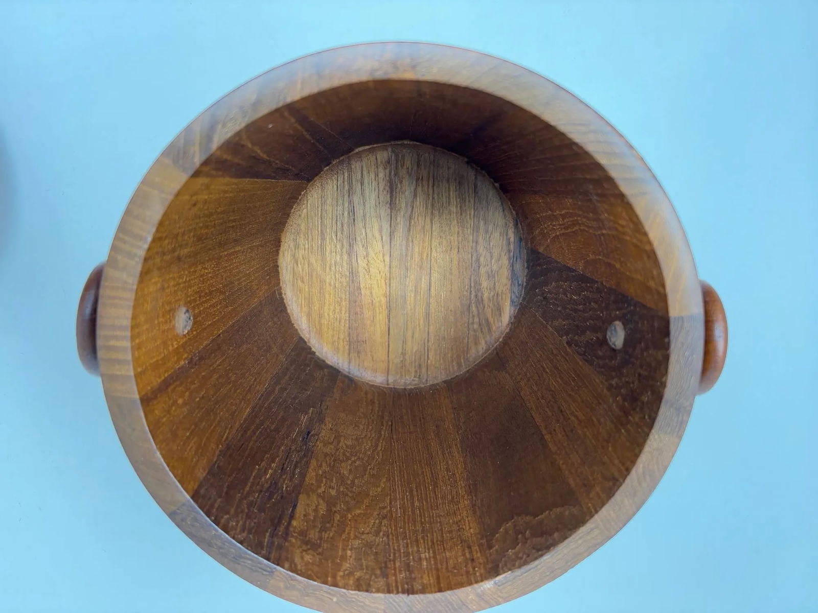 Danish Modern Teak Ice Bucket Dansk Jens Quistgaard Style 1960s Denmark - 8