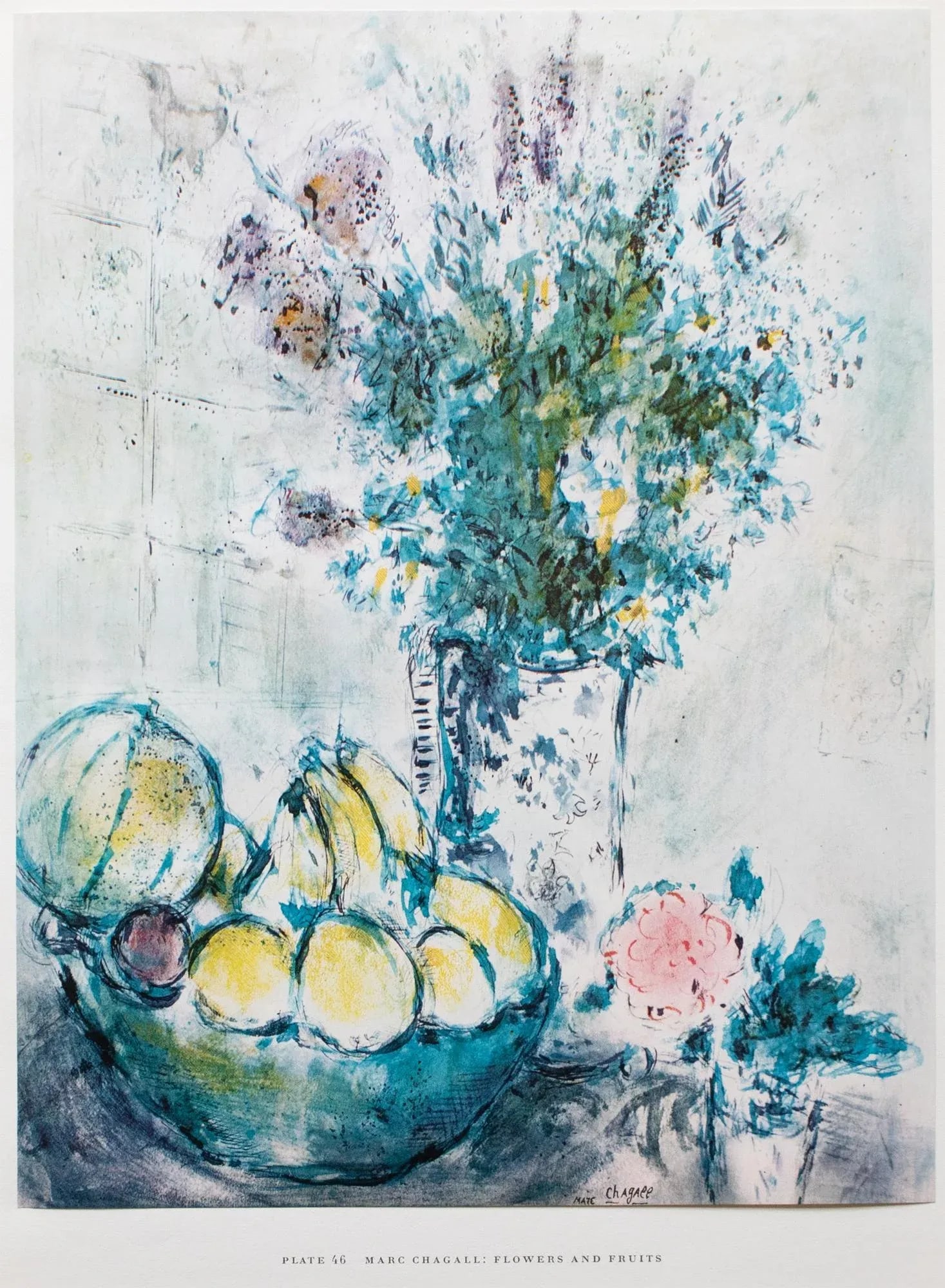 1950s After Marc Chagall "Flowers and Fruits", First Edition Period Full-Color Print - 3