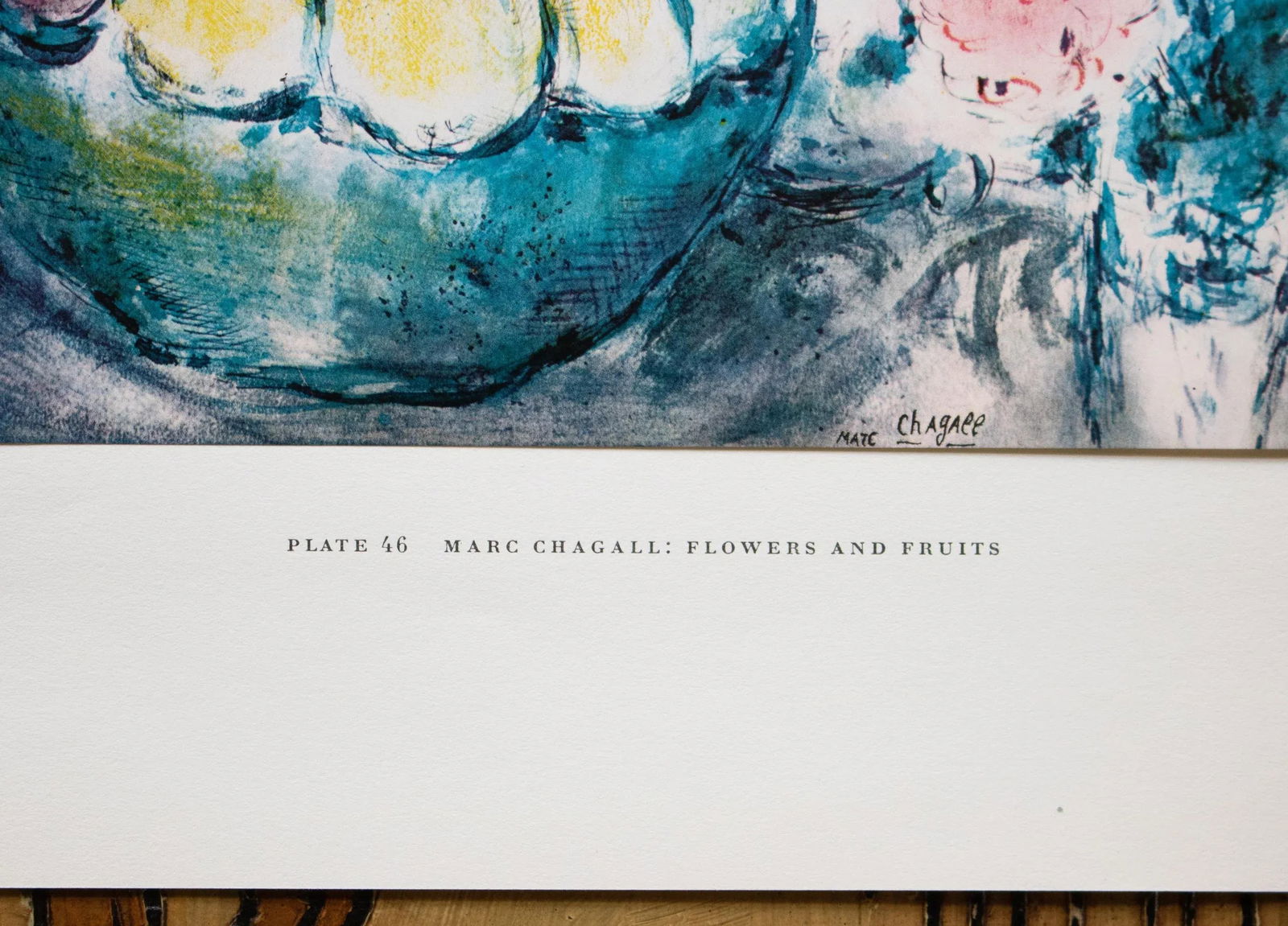 1950s After Marc Chagall "Flowers and Fruits", First Edition Period Full-Color Print - 4