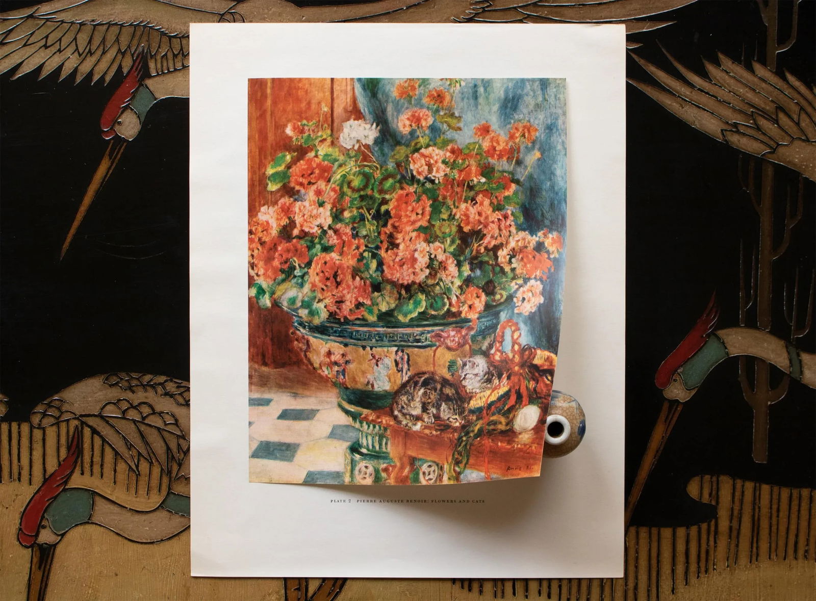 1950s After Renoir "Flowers and Cats", First Edition Swiss Full-Color Print - 6