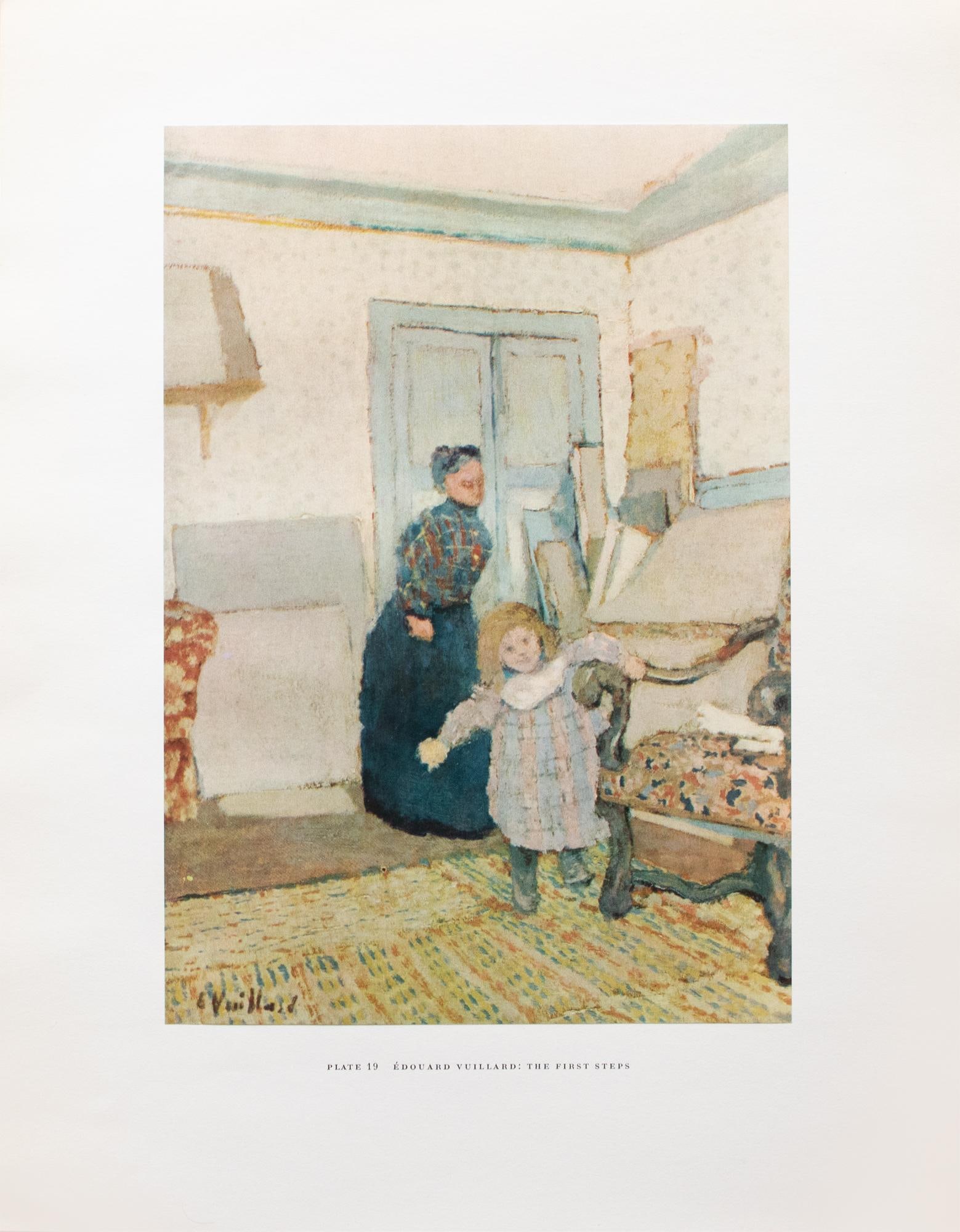 1950s After Edouard Vuillard "The First Steps", First Edition Swiss Full-Color Print - 10
