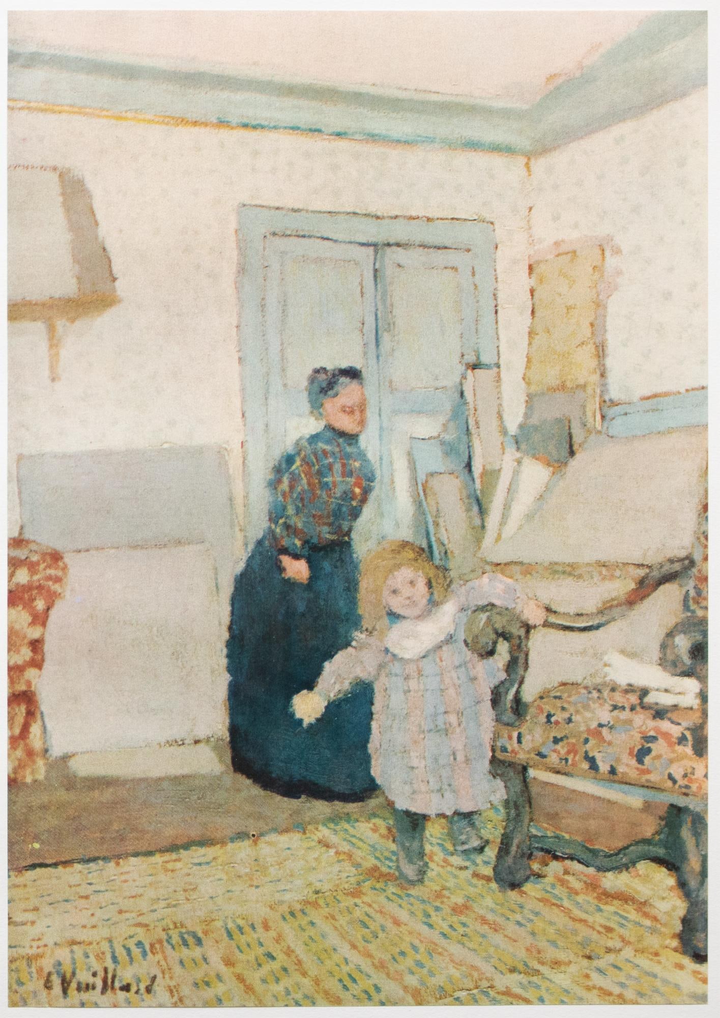 1950s After Edouard Vuillard "The First Steps", First Edition Swiss Full-Color Print - 9
