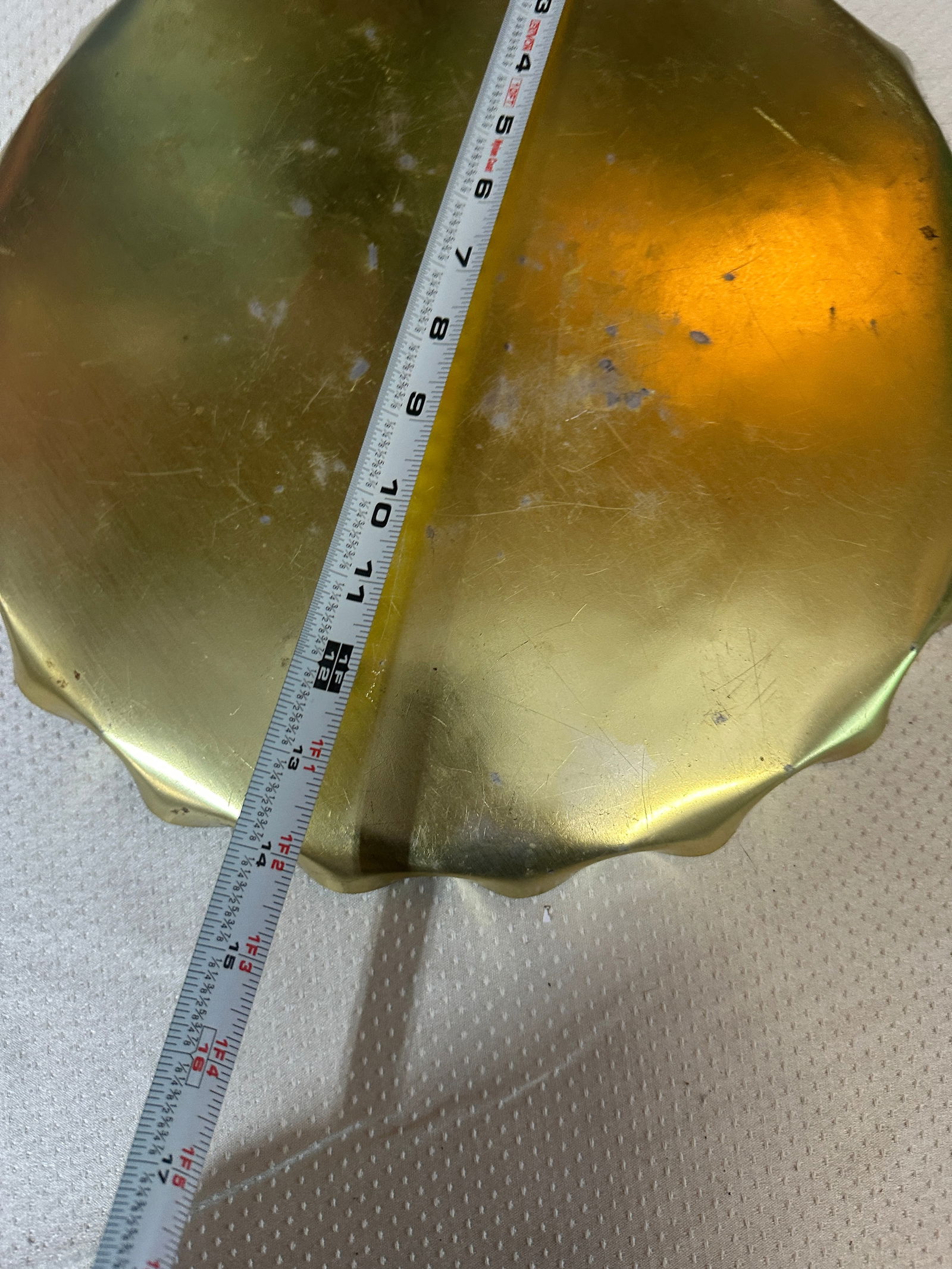 Vintage Gold and Silver Pegasus Decorative Tray - 9