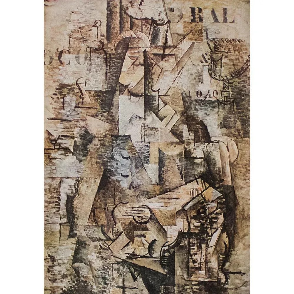 1940s After Georges Braque "The Portuguese", First Edition Period Print in Full Color - 2