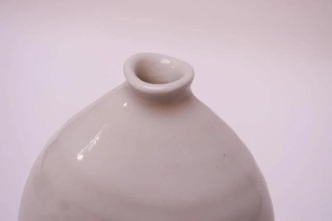 Studio Ceramic Vase With Floral Decoration Singed Pollack, 1976 - 11