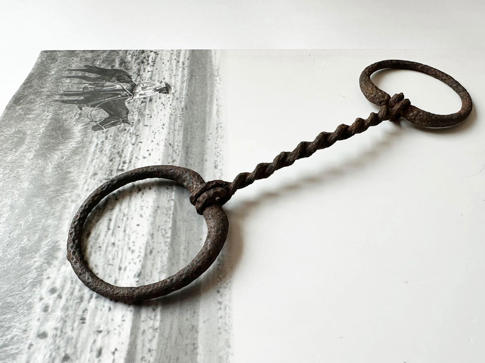 Antique Twisted Horse Snaffle Bit, 1880's - 8
