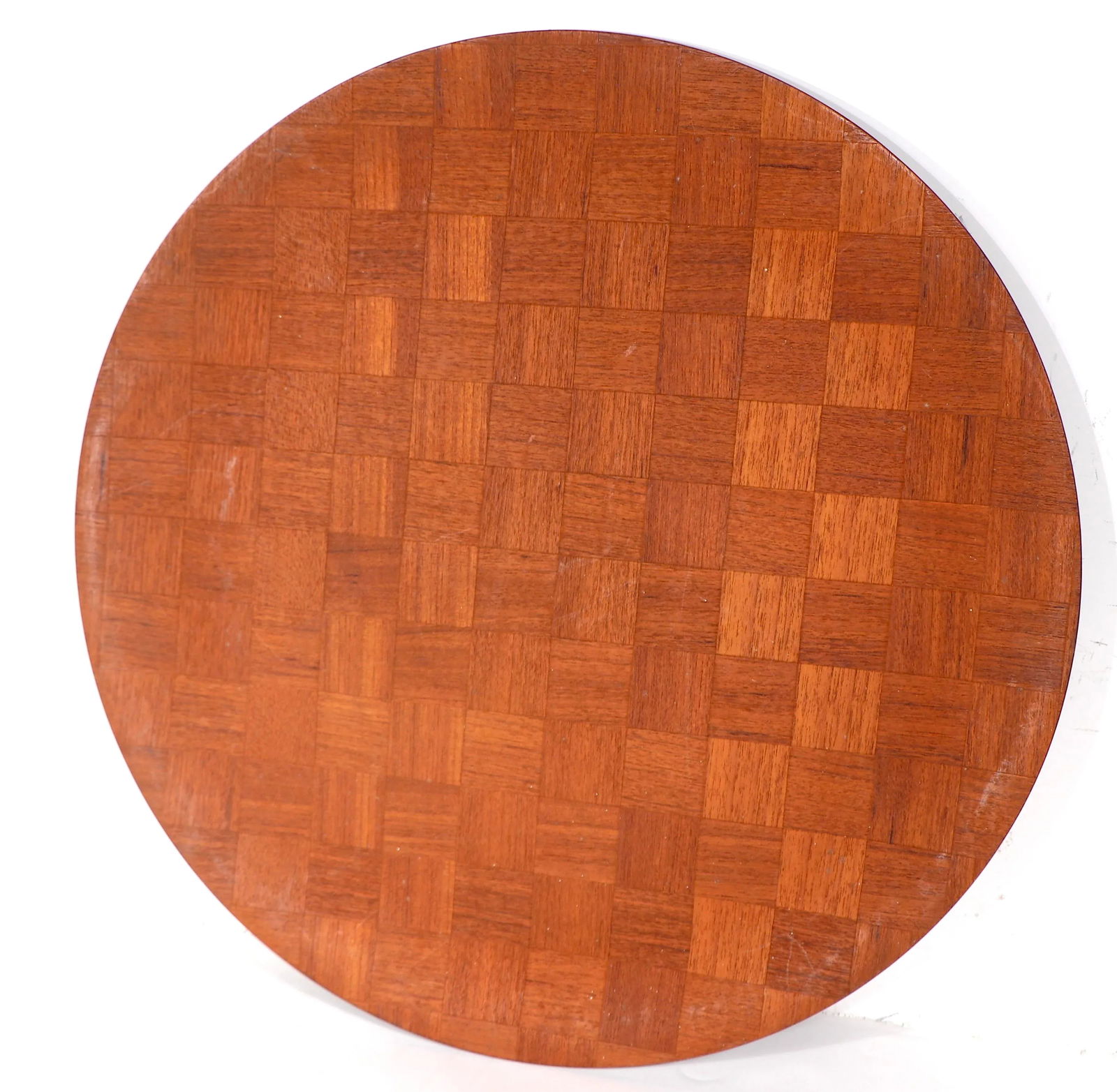 Mid Century Danish Modern Style Parquetry Inlay Serving Tray - 4