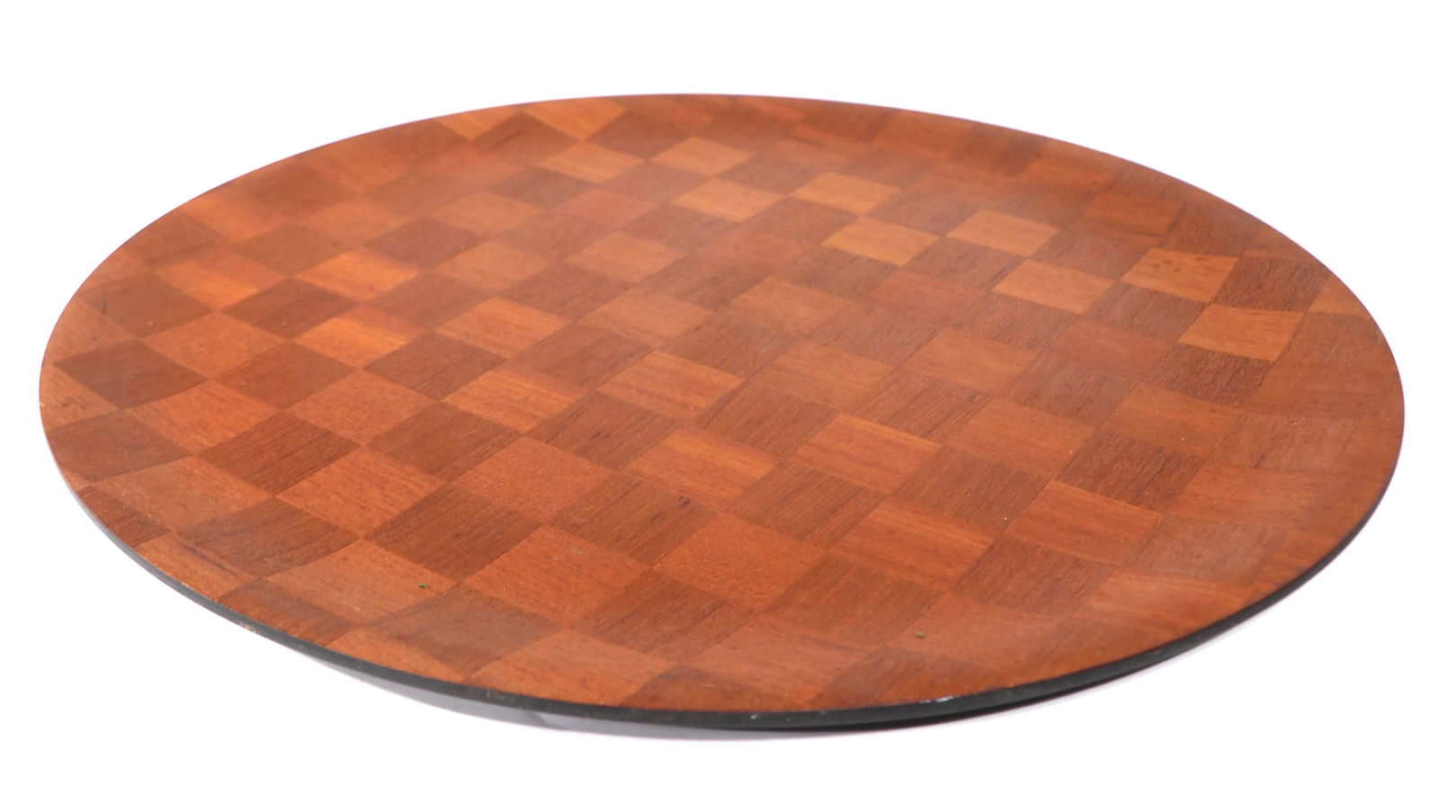 Mid Century Danish Modern Style Parquetry Inlay Serving Tray - 9
