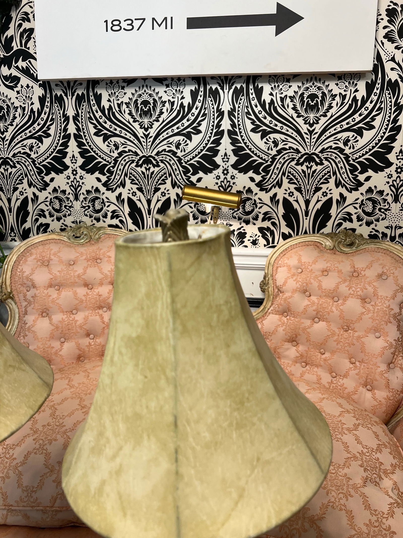 Pair of 1970s Skinny Brass Table Lamps With Greek Key Accents - 5