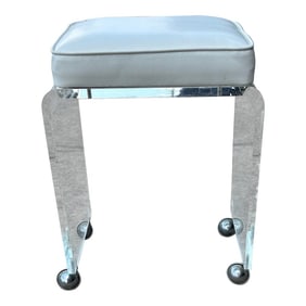 1980s Lucite Stool