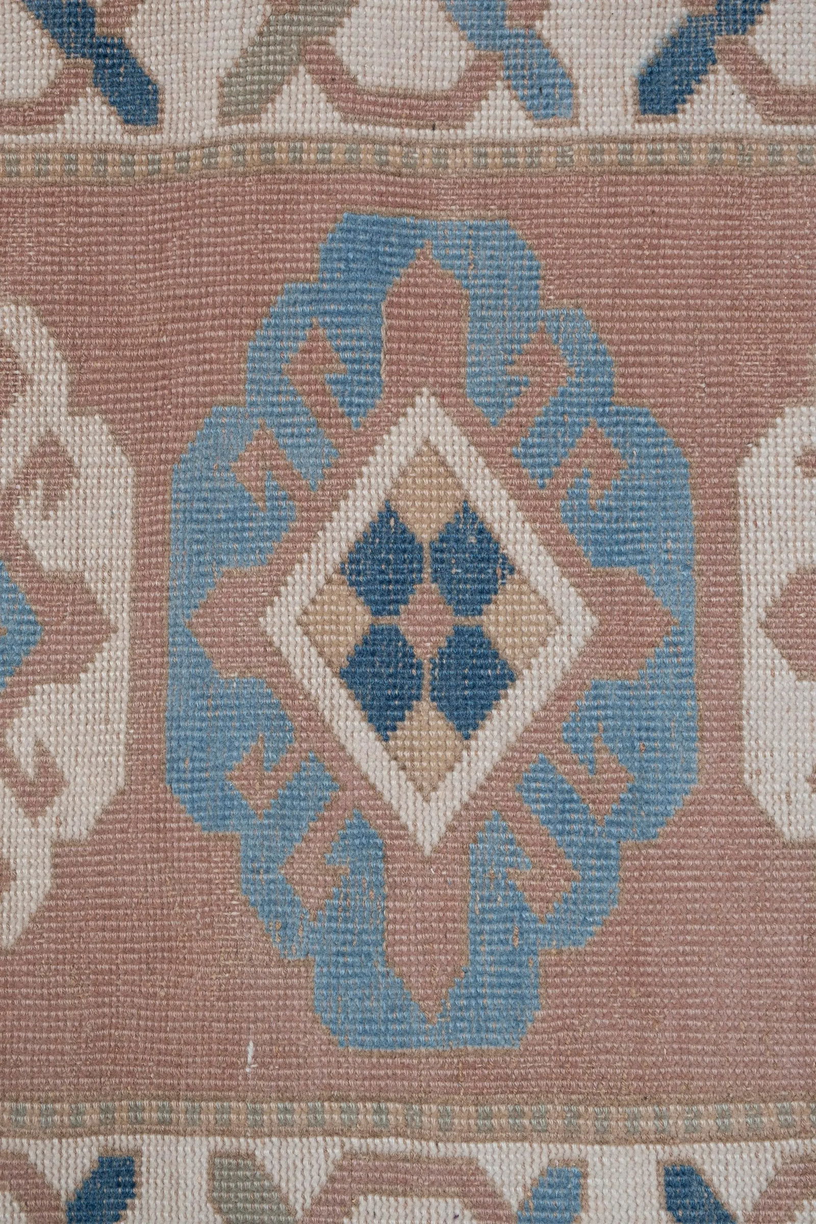 Vintage Anatolian Oushak Kars Runner 2'7" X 12'6" - 7