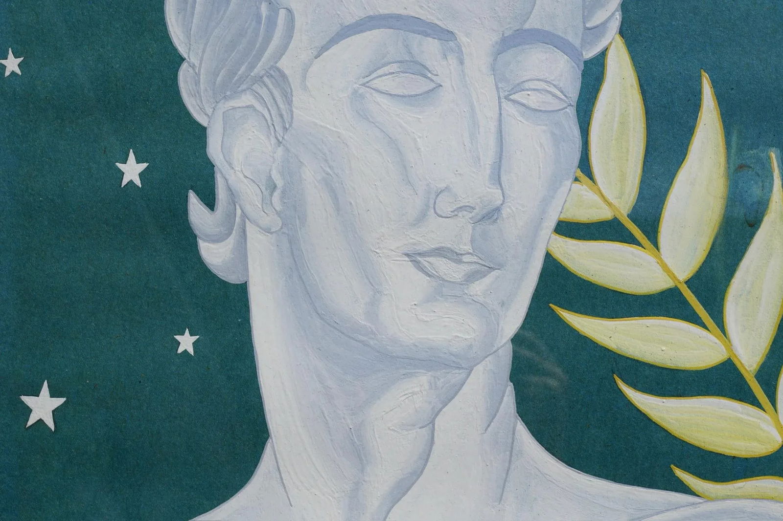 Framed Greek Neoclassical Portrait Painting, Artist Signed - 7