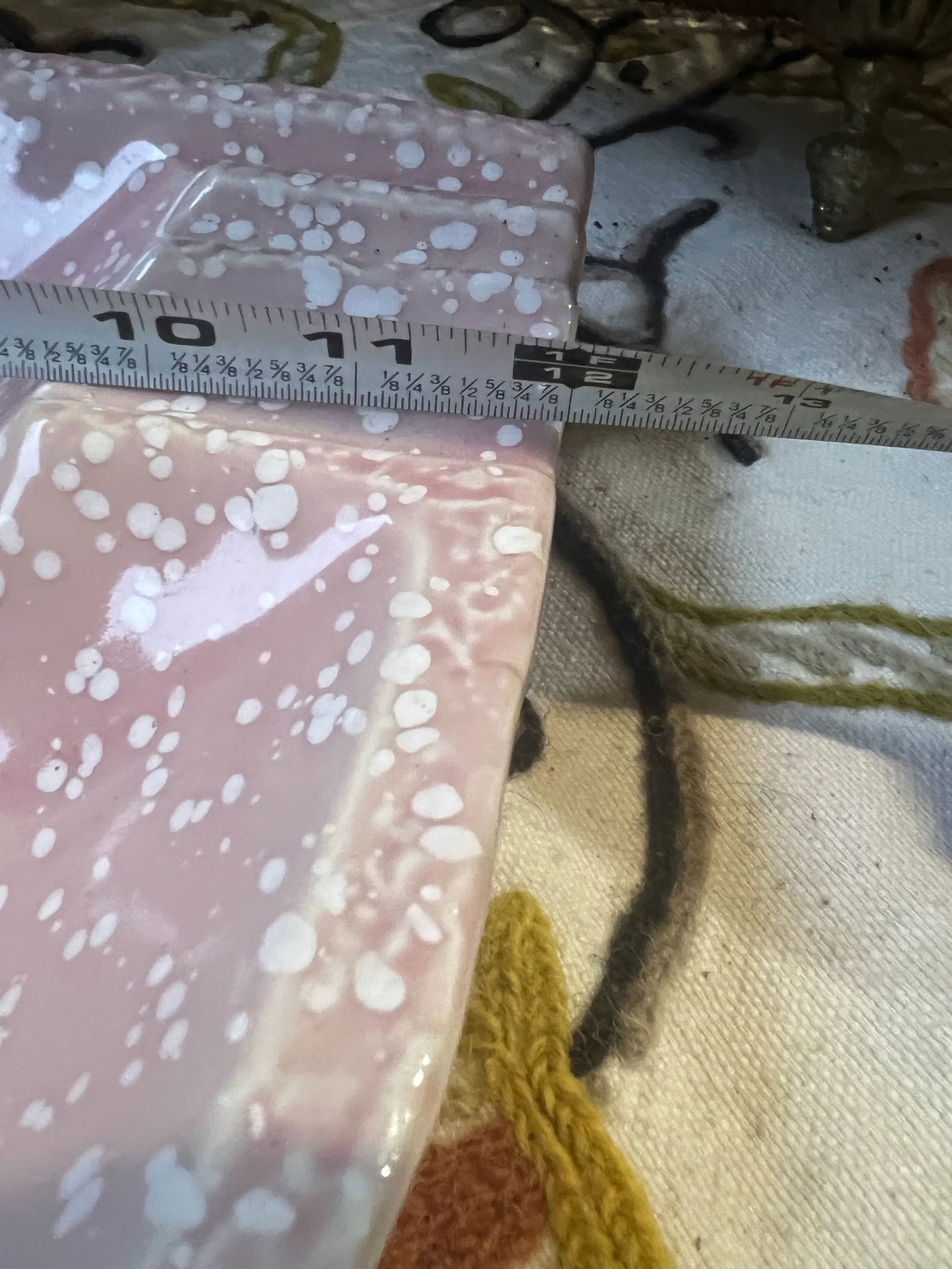 1970s Pink Atomic Art Deco Style Ceramic Ashtray - 4