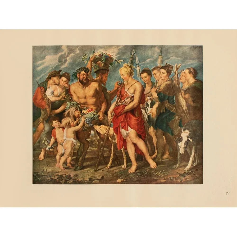 1944 After Rubens "Diane Returning From the Hunt", First Edition Parisian Photogravure - 2