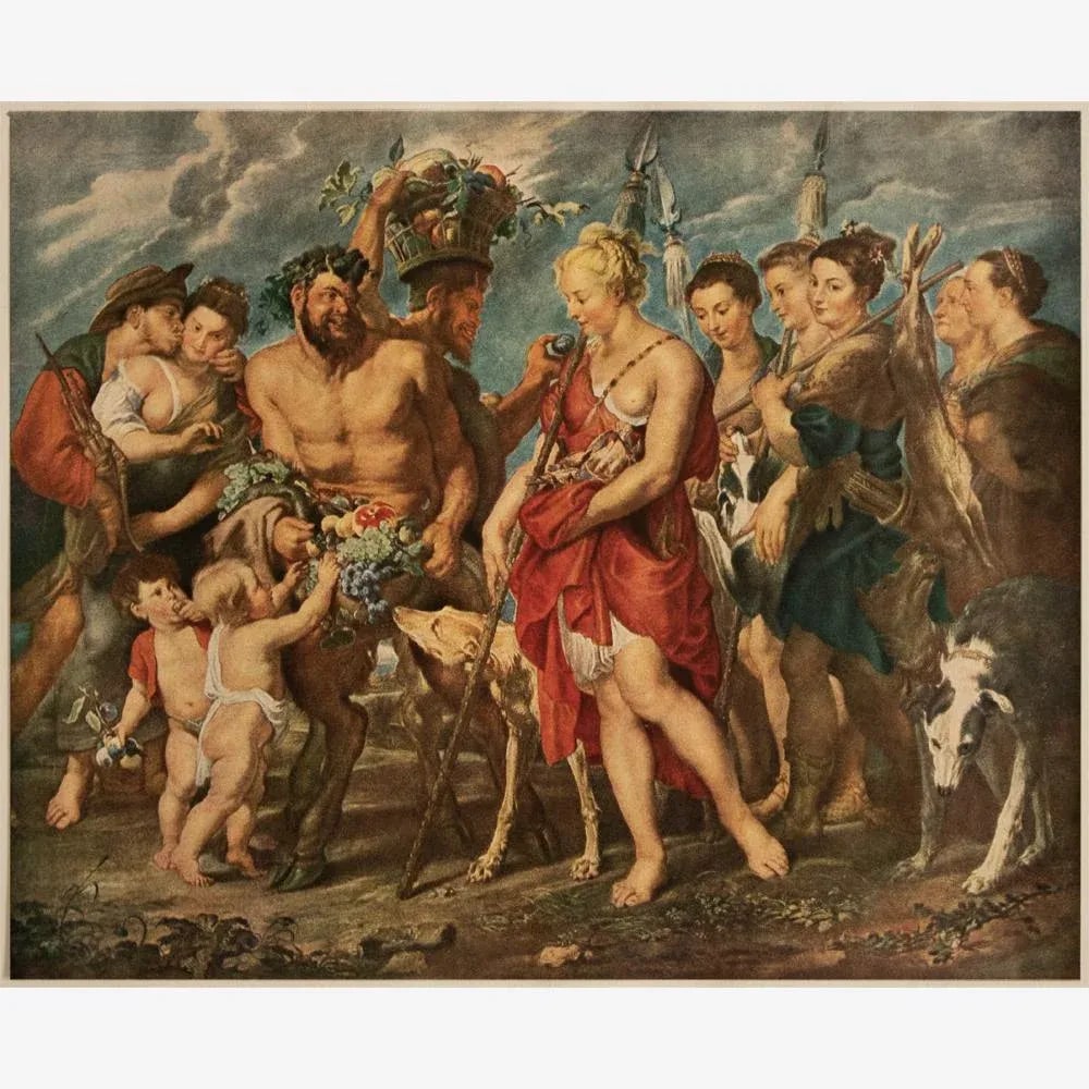 1944 After Rubens "Diane Returning From the Hunt", First Edition Parisian Photogravure - 6