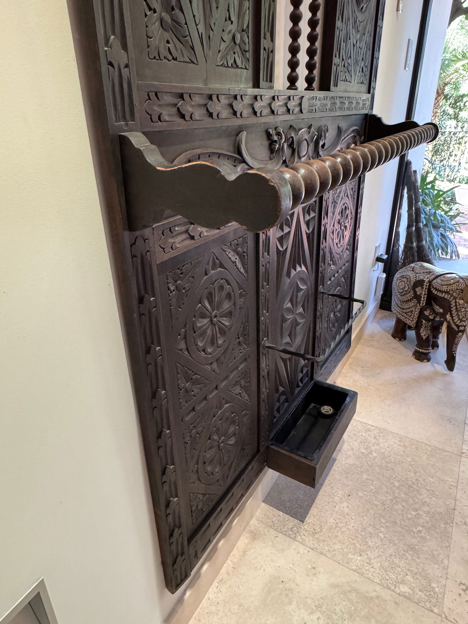 Entrance Hall Tree/Coat Rack/Umbrella Stand, 19th Century French Gothic Revival - 6
