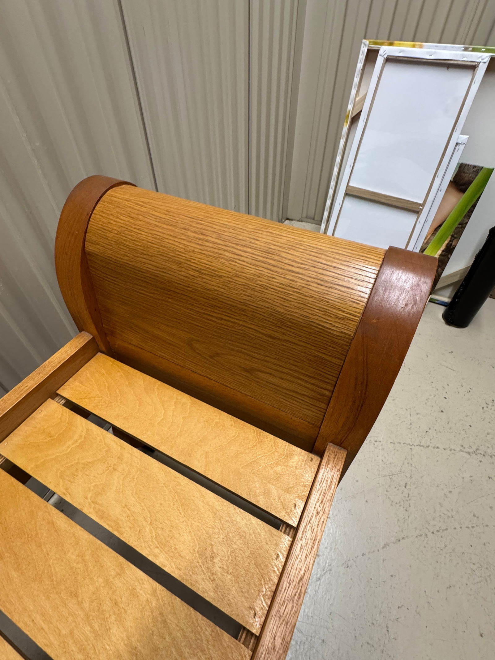 Vintage 1980s Custom Made Biedermeier Style Bench - 6