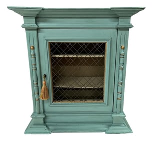 Antique French Style Display Cabinet "Hidden Compartment "