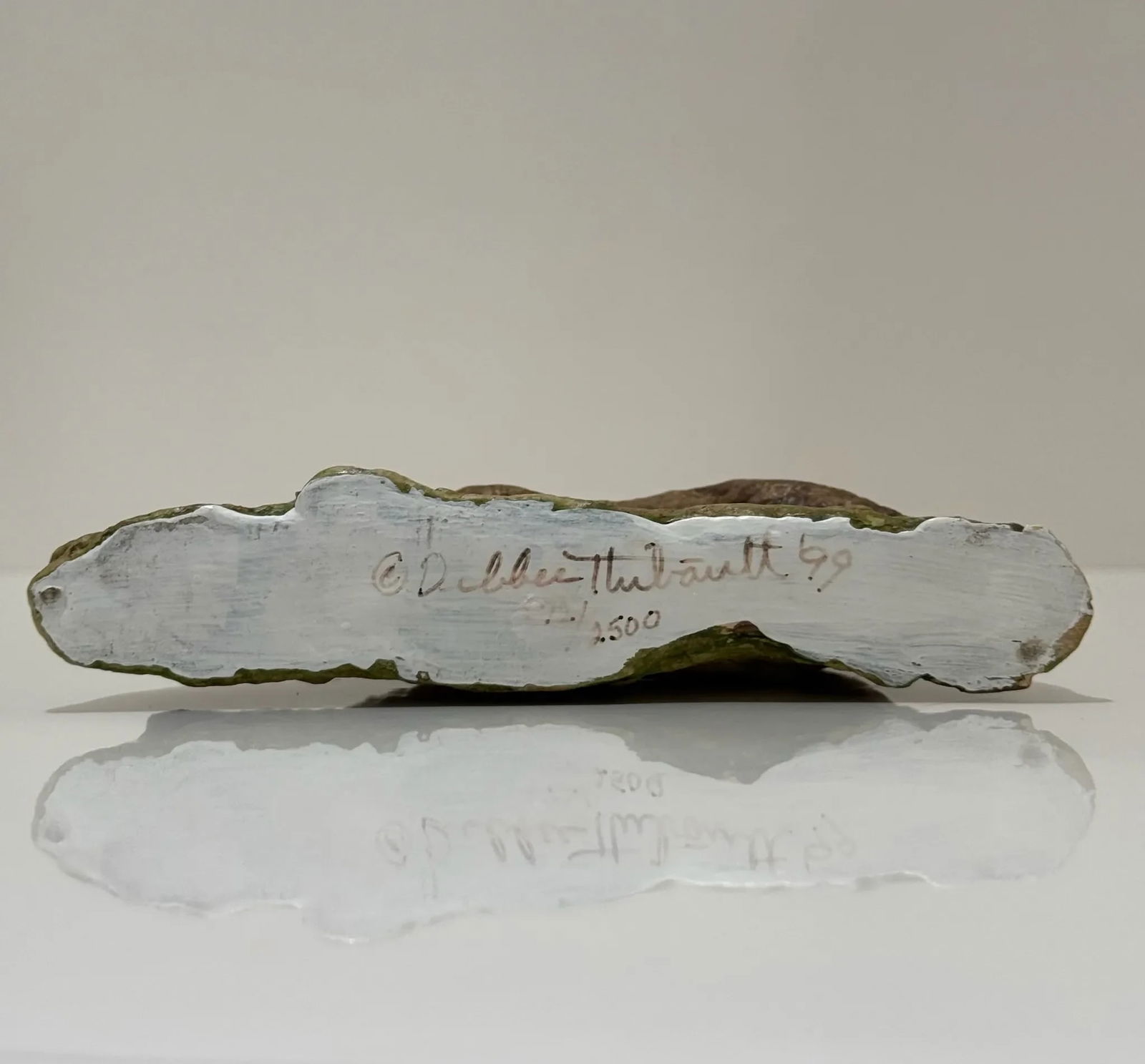 Debbie Thibault "Leaping Bunny" Folk Art Rabbit Figurine – Signed & Dated - 11