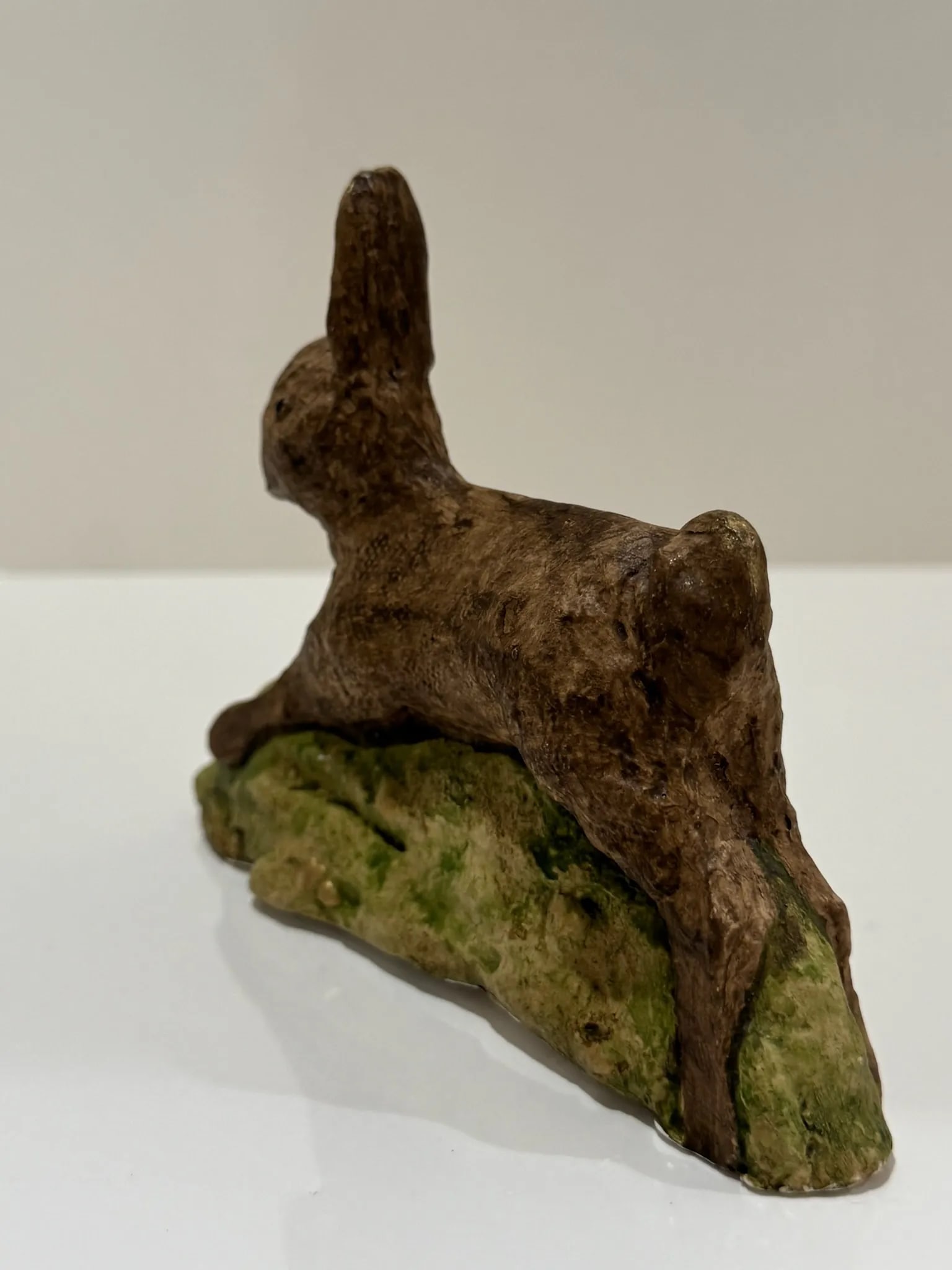 Debbie Thibault "Leaping Bunny" Folk Art Rabbit Figurine – Signed & Dated - 9