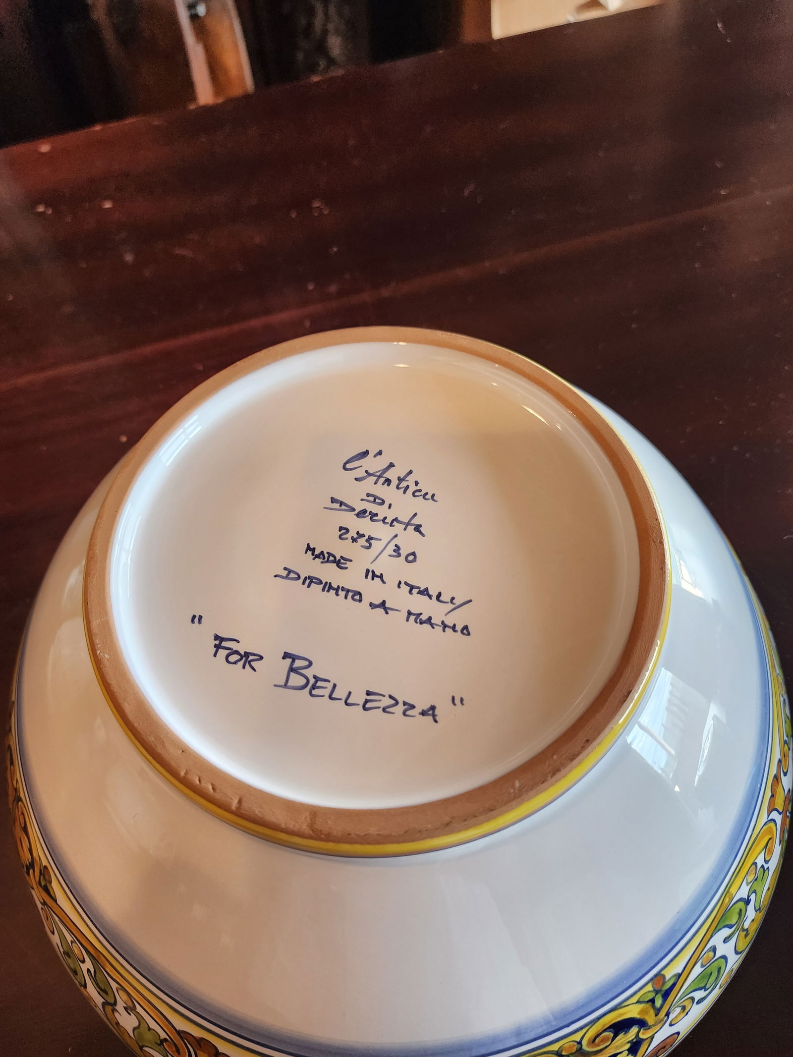 Deruta Serving Bowl - 2