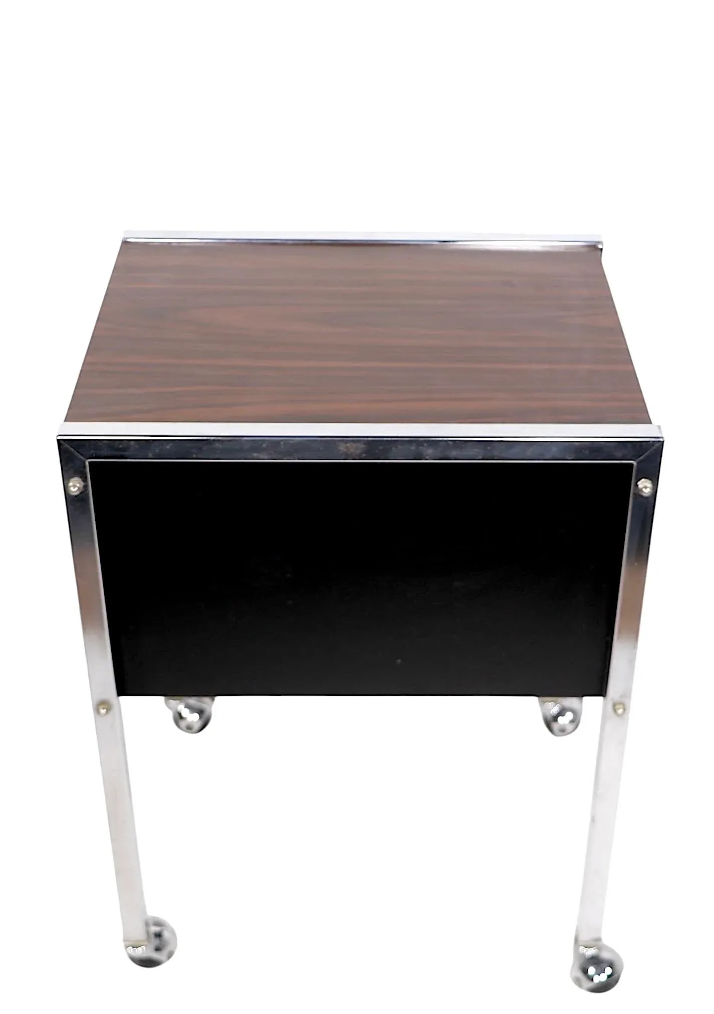 Mid Century Office Cart Rolling Table C. 1970's - 11