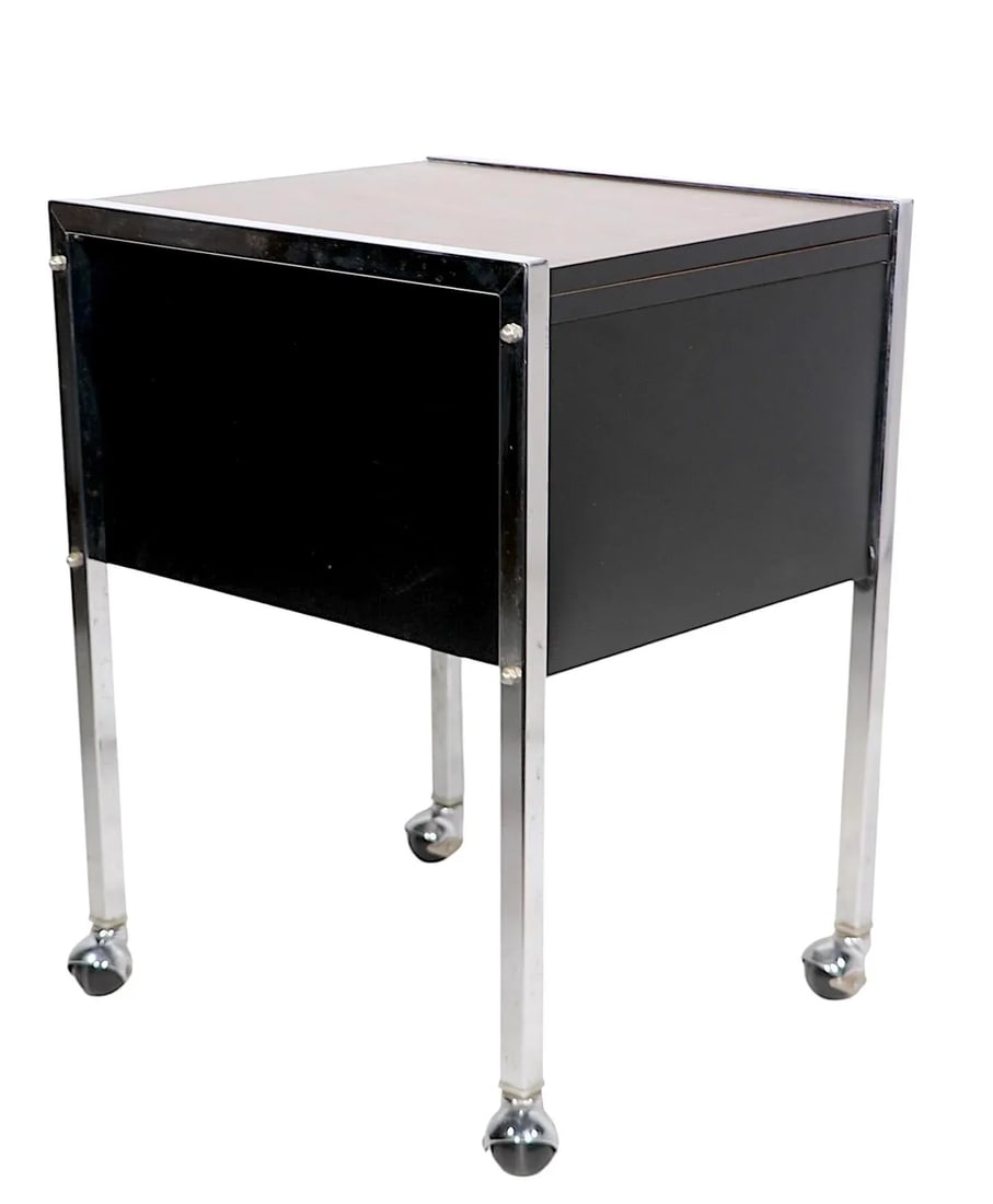 Mid Century Office Cart Rolling Table C. 1970's - 4