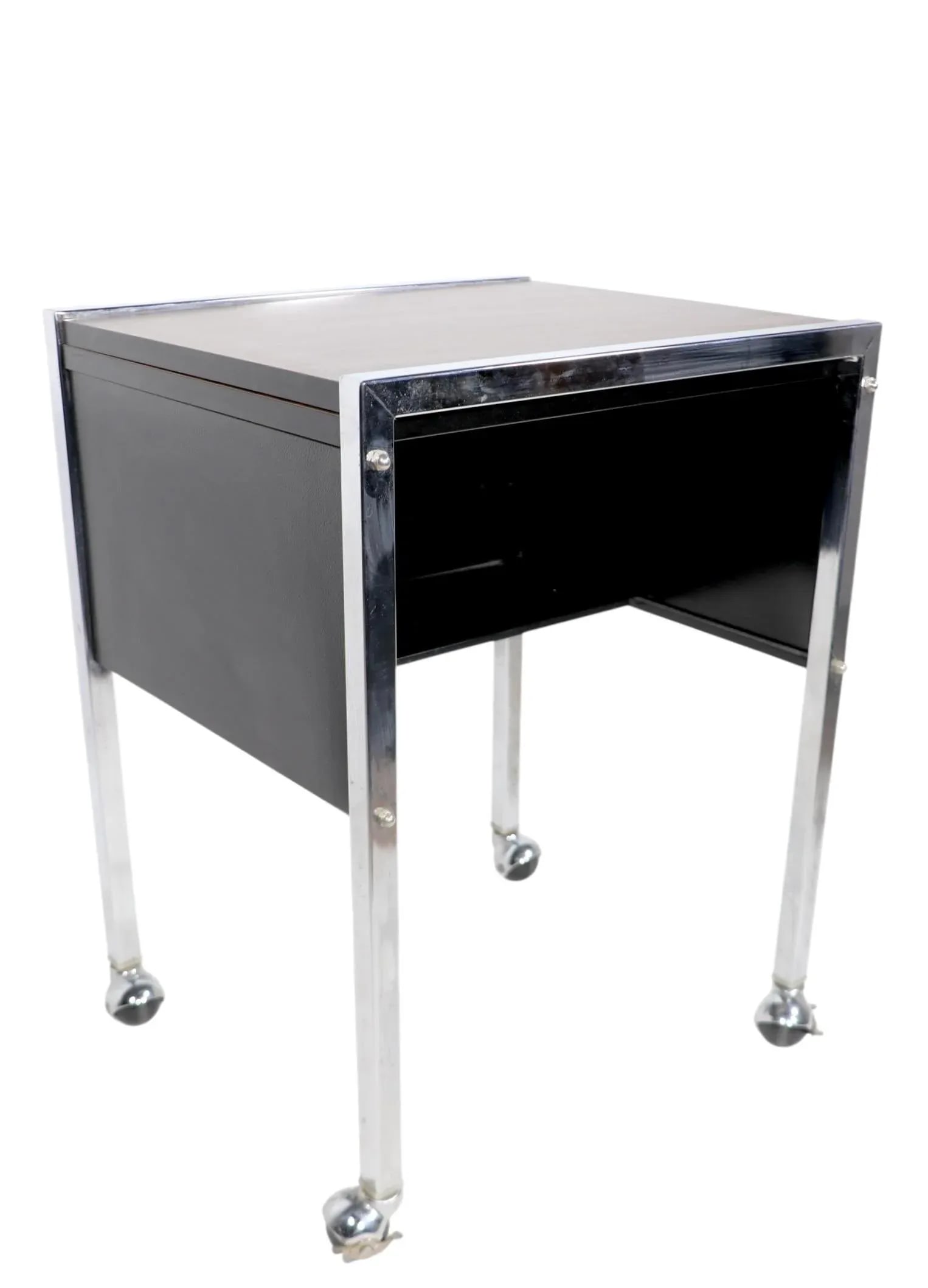 Mid Century Office Cart Rolling Table C. 1970's - 9